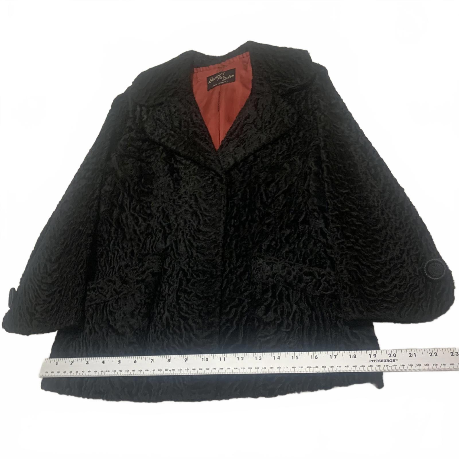 Other VTG Persian Lamb Mink Fur Coat Henri's Fur Salon NJ Size M / US 6-8 / IT 42-44 - 8 Thumbnail