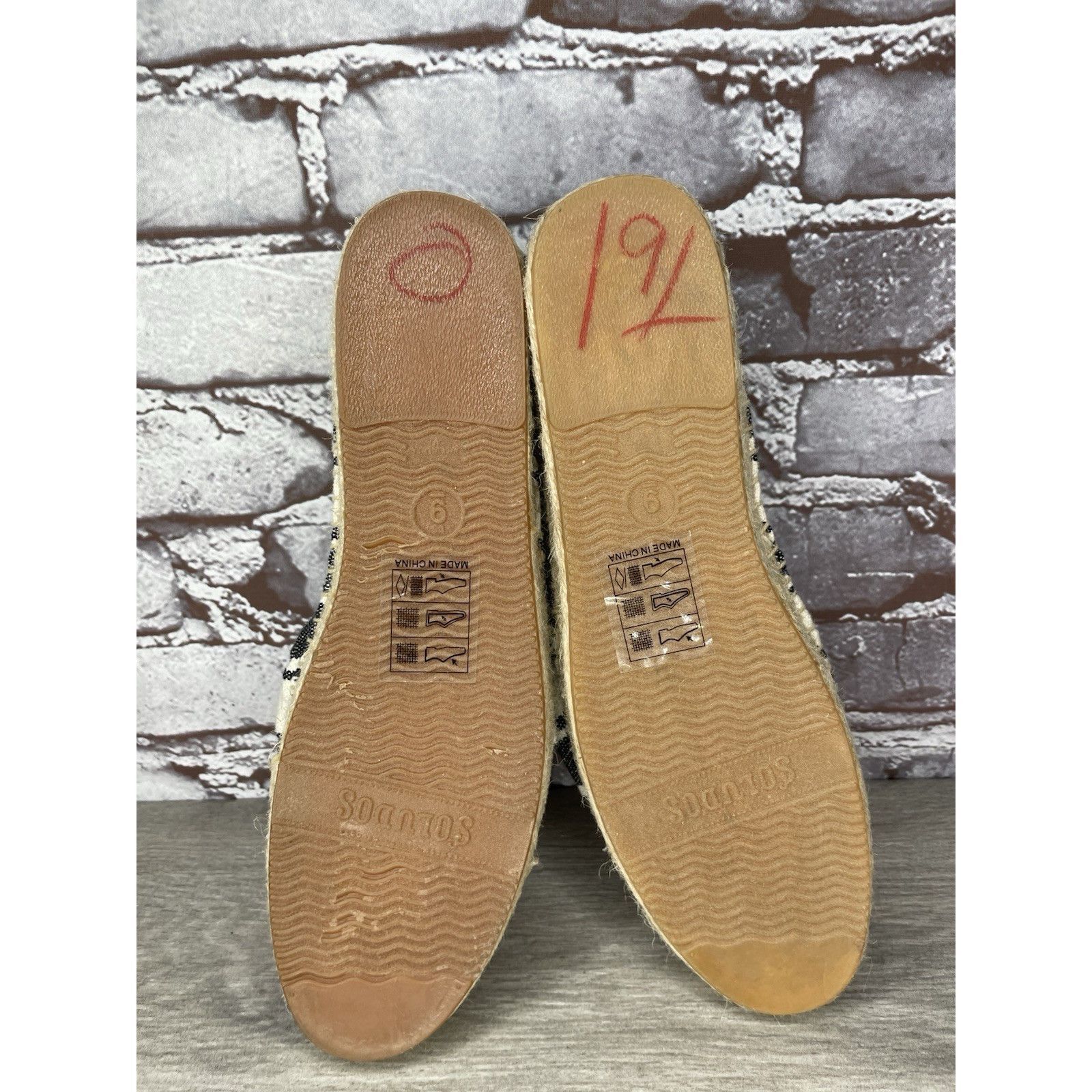 Soludos Soludos Striped Espadrille Bow Blue Cream Nautical Shoes Wom Size US 9 / IT 39 - 9 Thumbnail