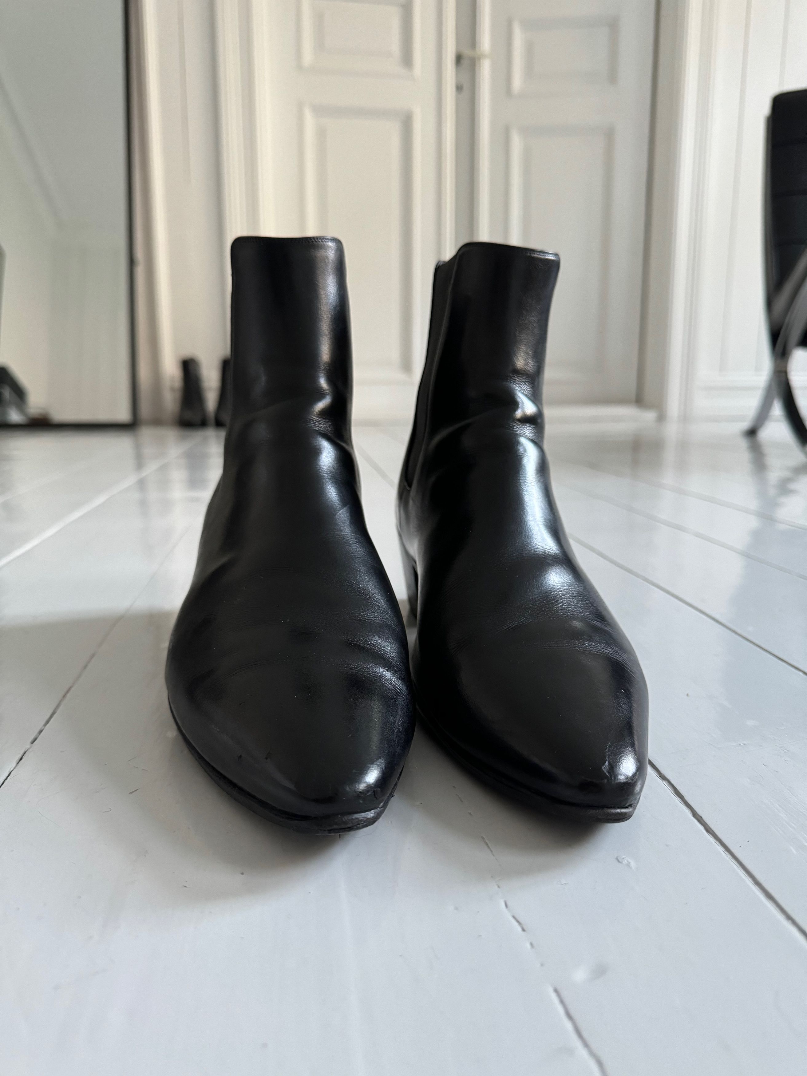 靴 CELINE BY HEDI SLIMANE jacno boots 39 Celine × Hedi Slimane Celine Jacno 60mm chelsea boots | Grailed