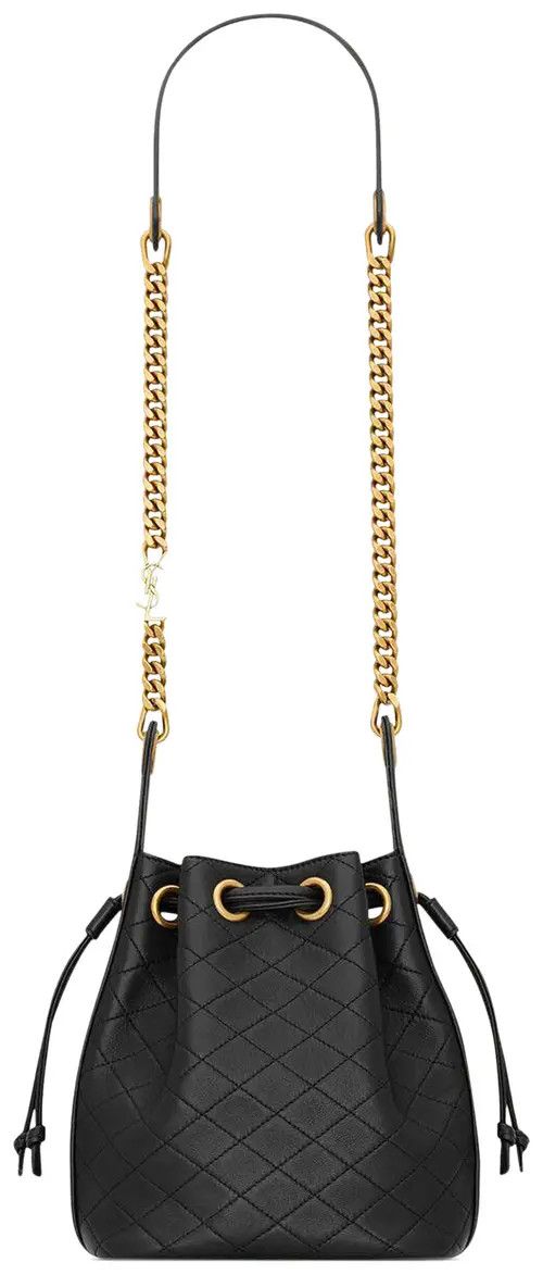 Saint Laurent Paris o1bcso1str1225 Size:OS/Cassandre Bucket Bag in Black Size ONE SIZE - 1 Preview