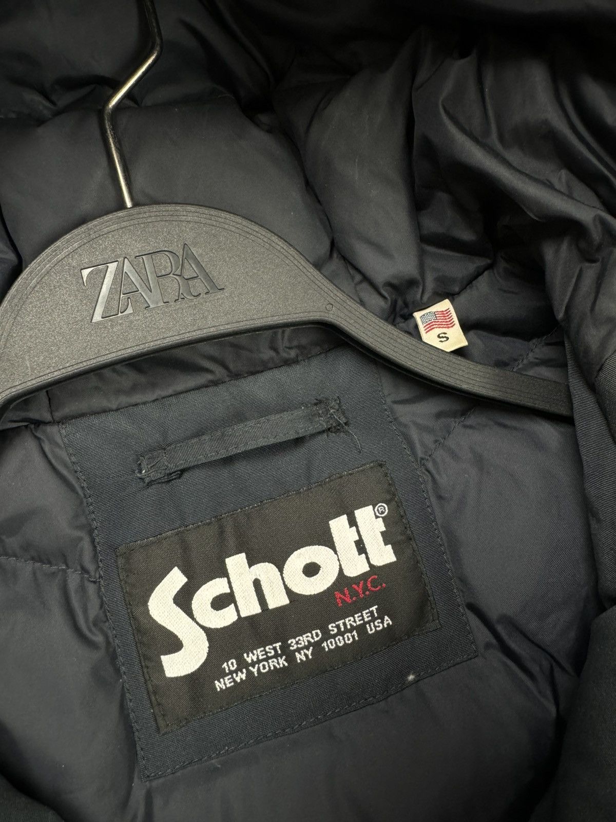 Schott Schott NYC Army Tupe Garment Down Winter Parka Jacket Size US S / EU 44-46 / 1 - 11 Thumbnail
