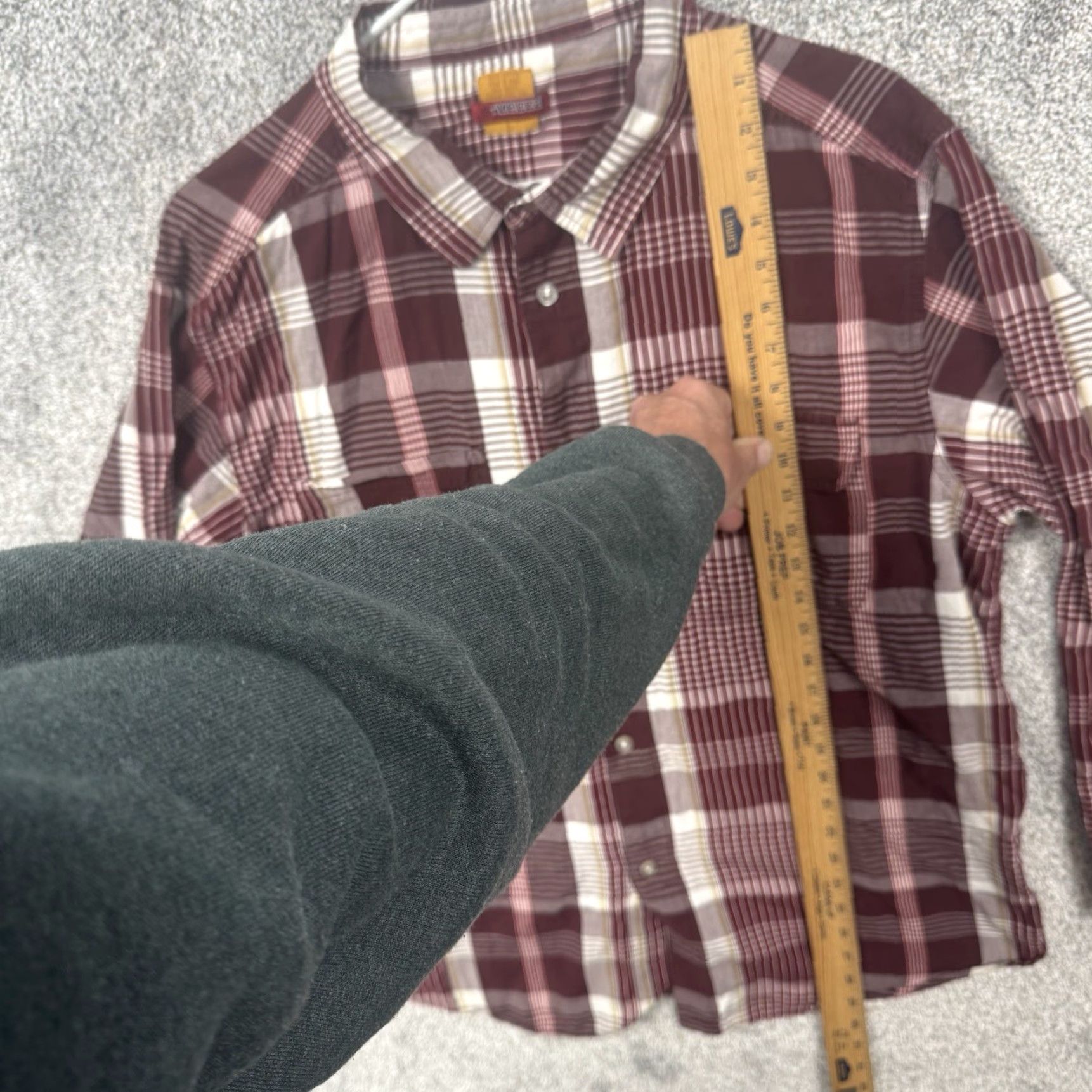 Vintage VINTAGE Mecca Sin City Button Shirt L Plaid Hip Hop Streetwear City 90s Western Mens Size US L / EU 52-54 / 3 - 2 Thumbnail