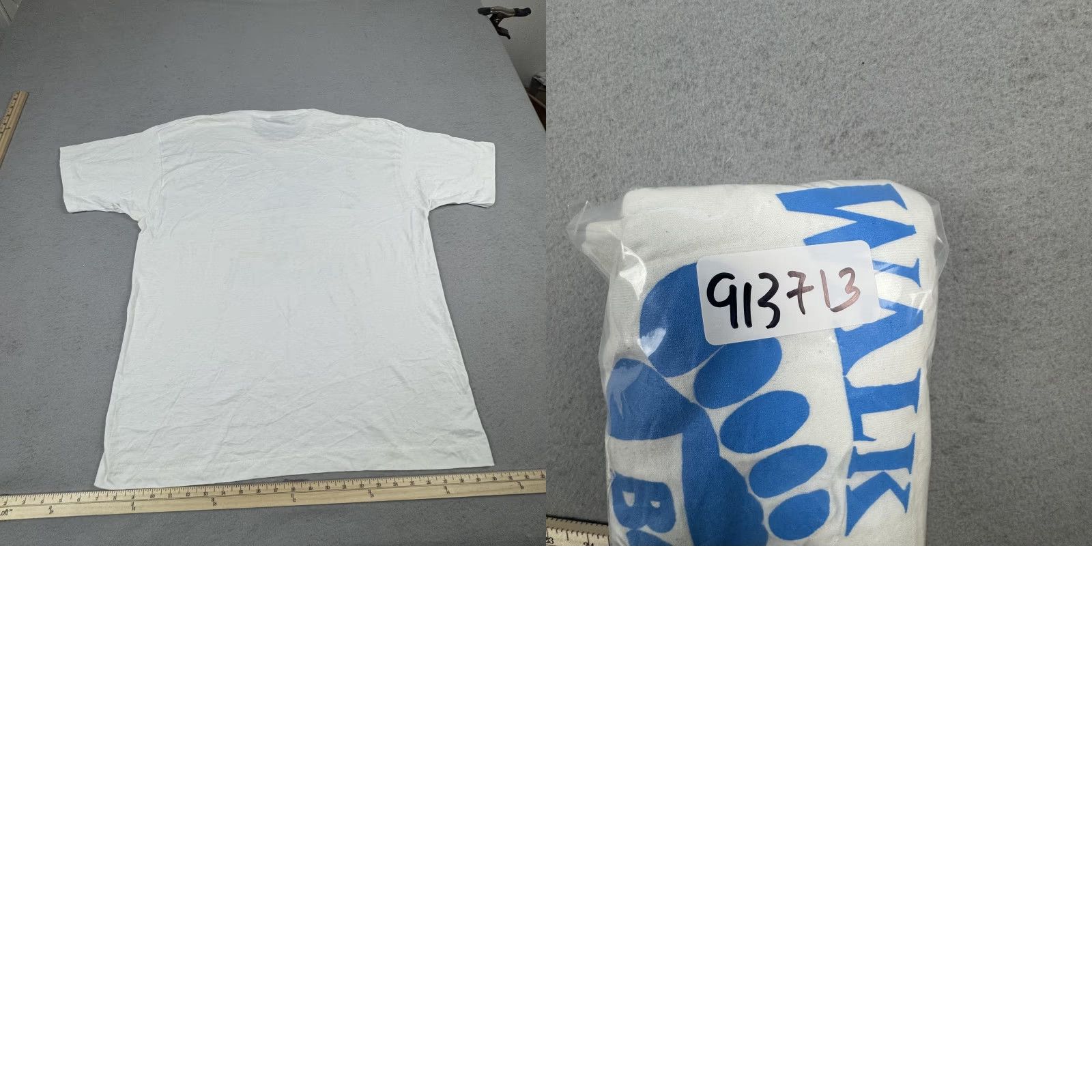 Fruit Of The Loom VINTAGE Walk for Assumption Shirt Mens XL White Born to Foot Jive Made USA 90s Size US XL / EU 56 / 4 - 9 Thumbnail