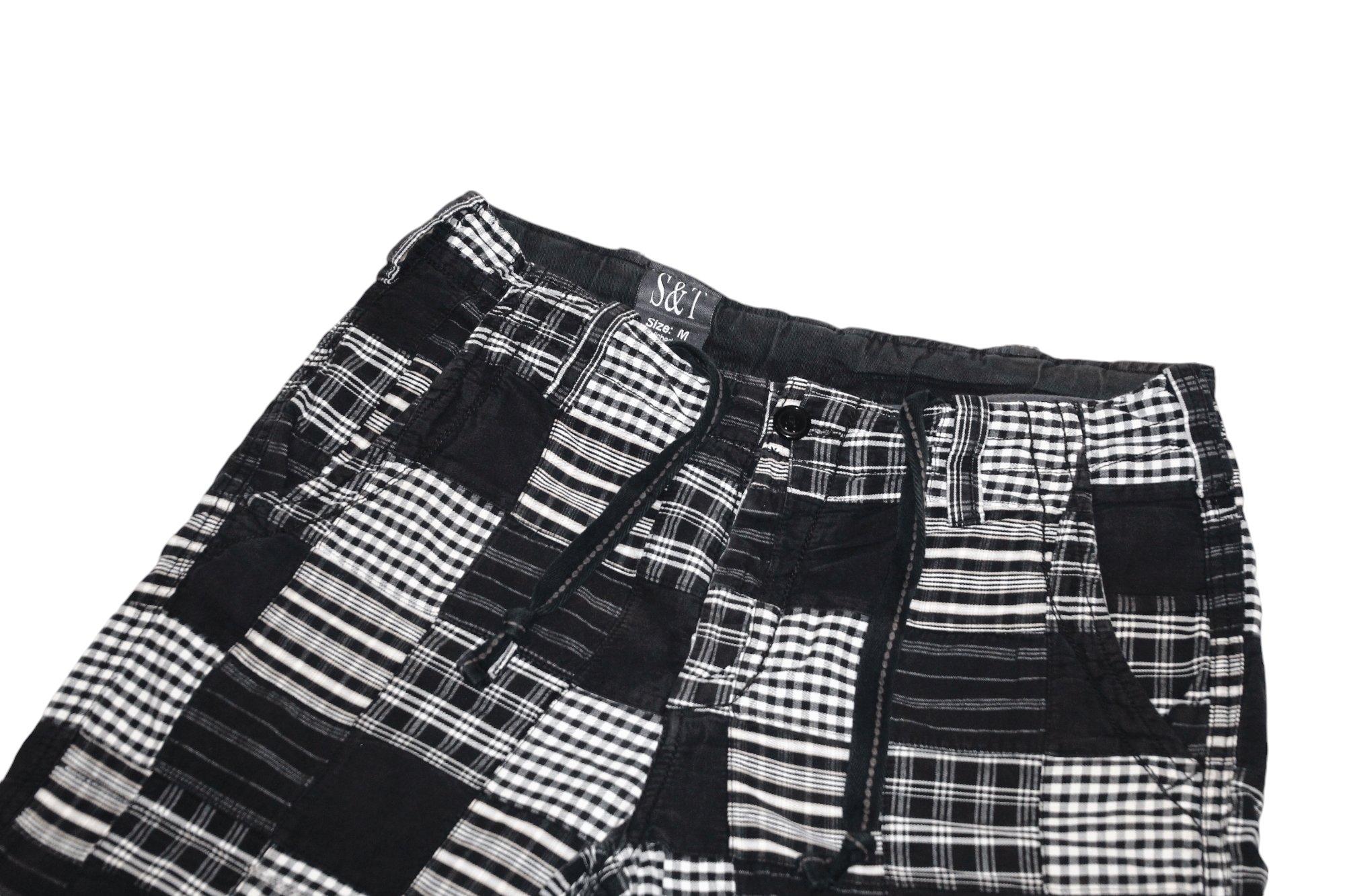Surplus Research Surplus Raw Vtg Cologne Rugged Flannel Patchwork Cargo Short Size US 32 / EU 48 - 3 Thumbnail