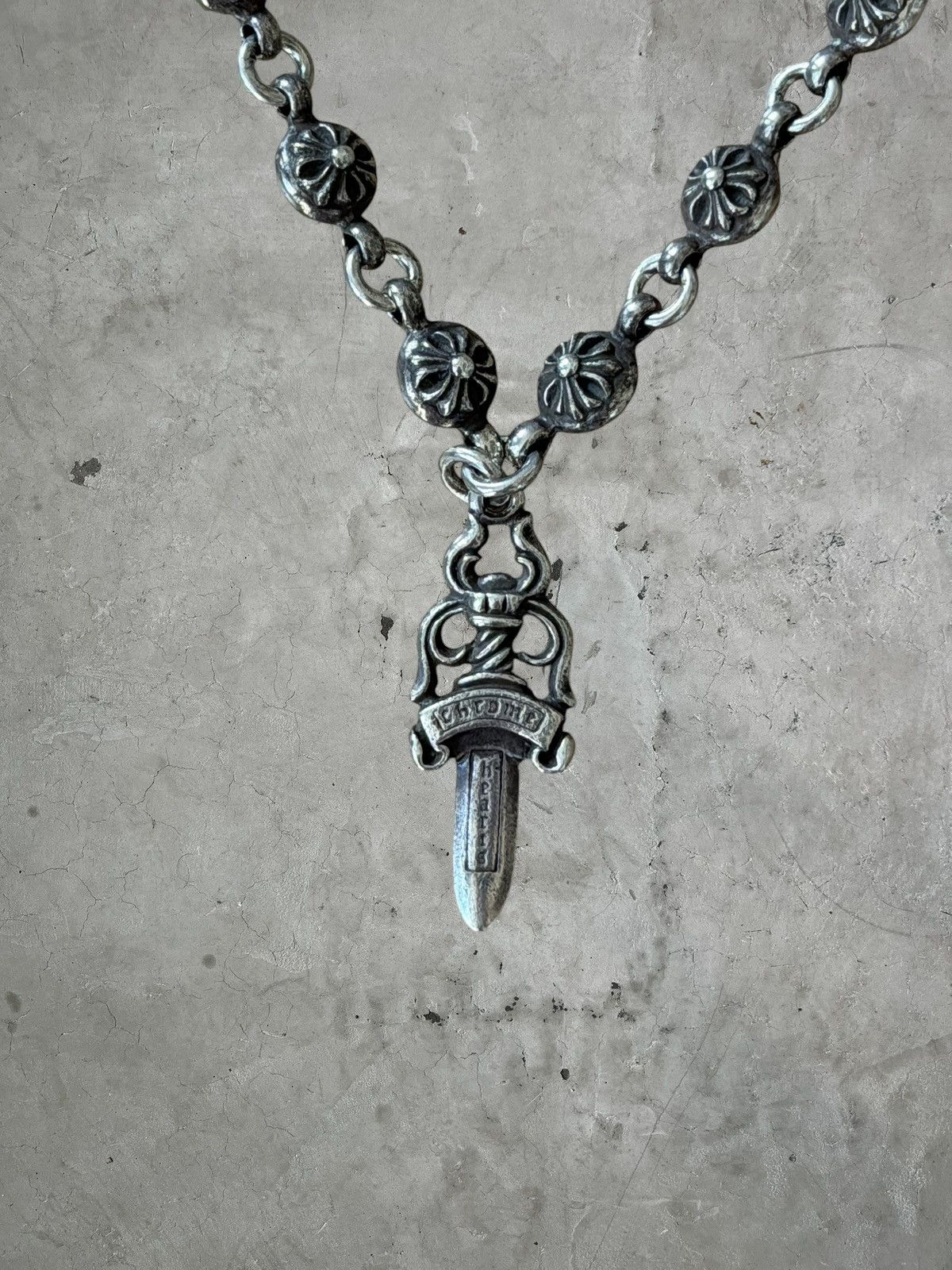 Chrome Hearts Chrome Hearts Cross Ball Dagger Necklace Size ONE SIZE - 7 Thumbnail