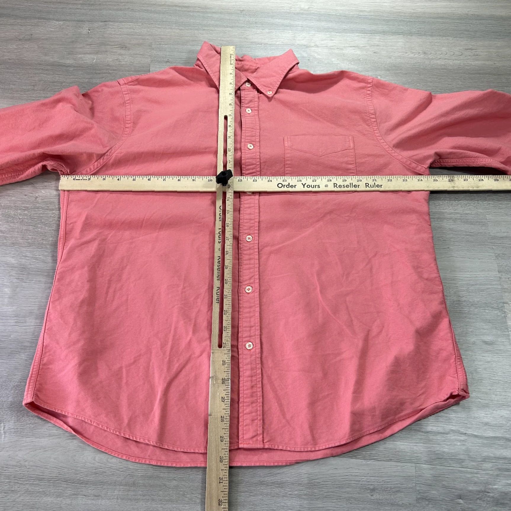 Brooks Brothers Brooks Brothers Shirt Mens Large Pink Solid Long Sleeve Button Up Cotton Casual Size US L / EU 52-54 / 3 - 5 Thumbnail