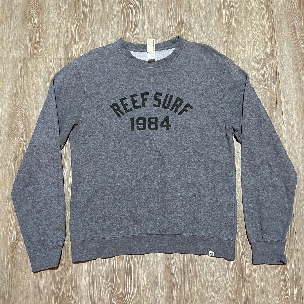 image of Reef Surf 1984 Sweatshirt in Grey, Men's (Size Medium)