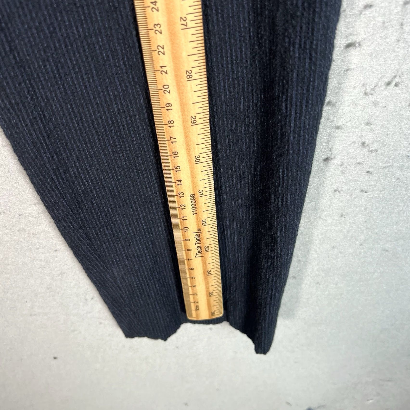 Zara VINTAGE Zara Seersucker Pants Womens Small Blue Slim Leg Relaxed Fit Size 28" / US 6 / IT 42 - 3 Thumbnail
