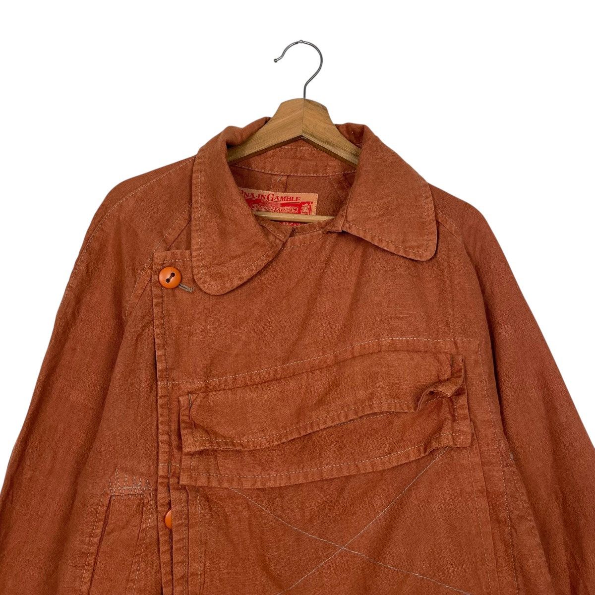 Japanese Brand RNA In Gamble Overlapping Frint Design Jacket Size US M / EU 48-50 / 2 - 2 Thumbnail
