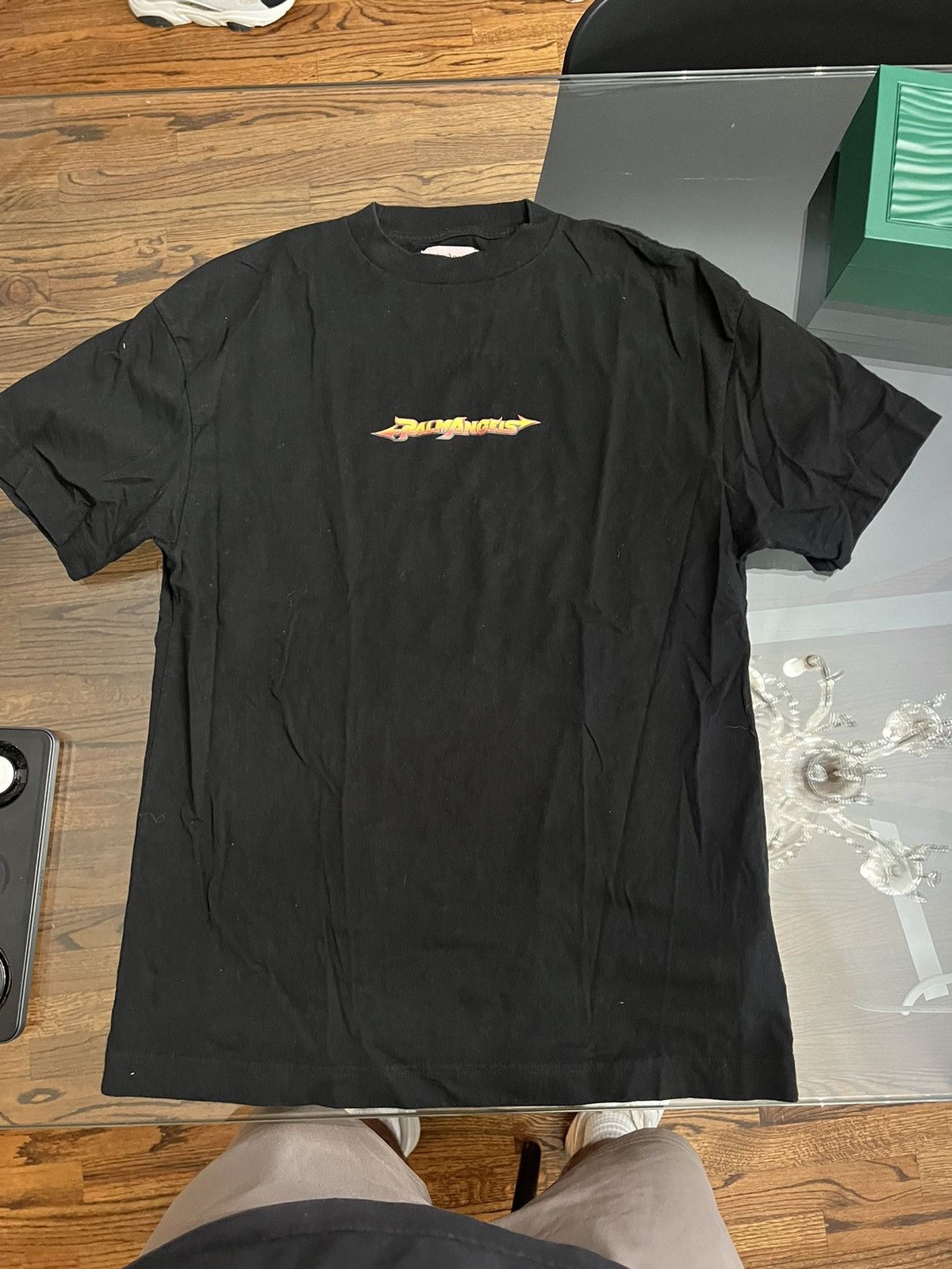 Palm Angels Palm Angels Spell Out Tee Size US S / EU 44-46 / 1 - 1 Thumbnail