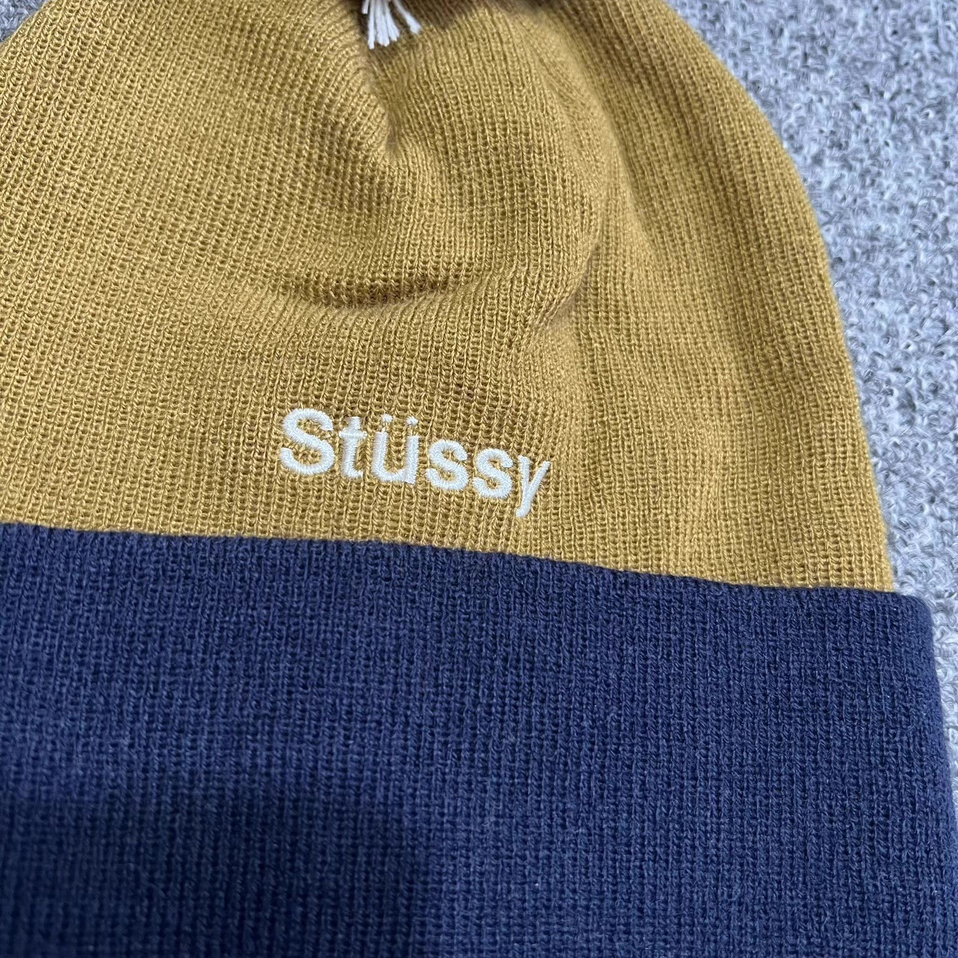 Stussy Stussy Contrast Embroidered Knitted Beanie Q7 Size ONE SIZE - 9 Thumbnail