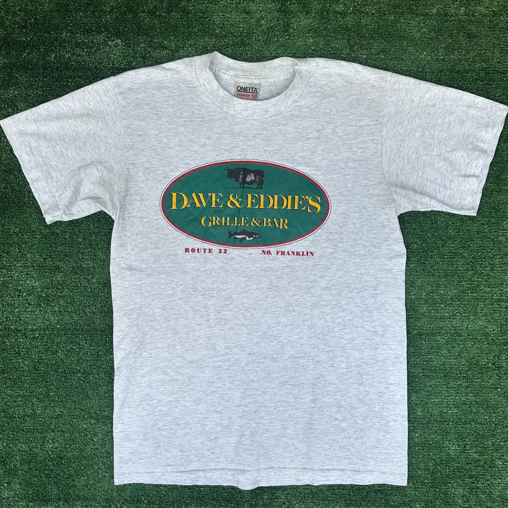 Vintage Vintage 90s Connecticut Dive Bar T-Shirt Gray L Single Stitc Size US L / EU 52-54 / 3 - 1 Thumbnail