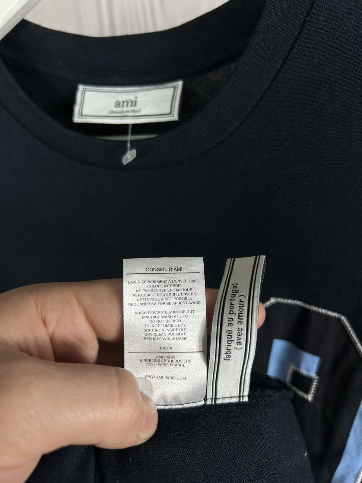 AMI AMI Paris Alexandre Mattiussi Number 9 T-Shirt Size Size US M / EU 48-50 / 2 - 9 Thumbnail