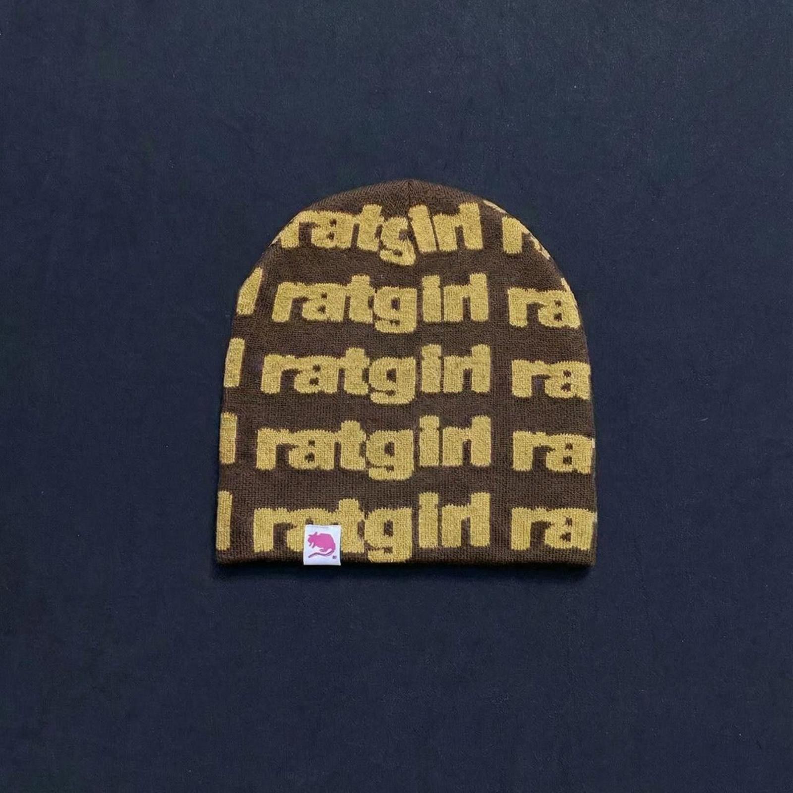 Stray Rats Rare Stray Rats Ratgirl No Cuff Knit Beanie Hat Brown OS Size ONE SIZE - 1 Thumbnail