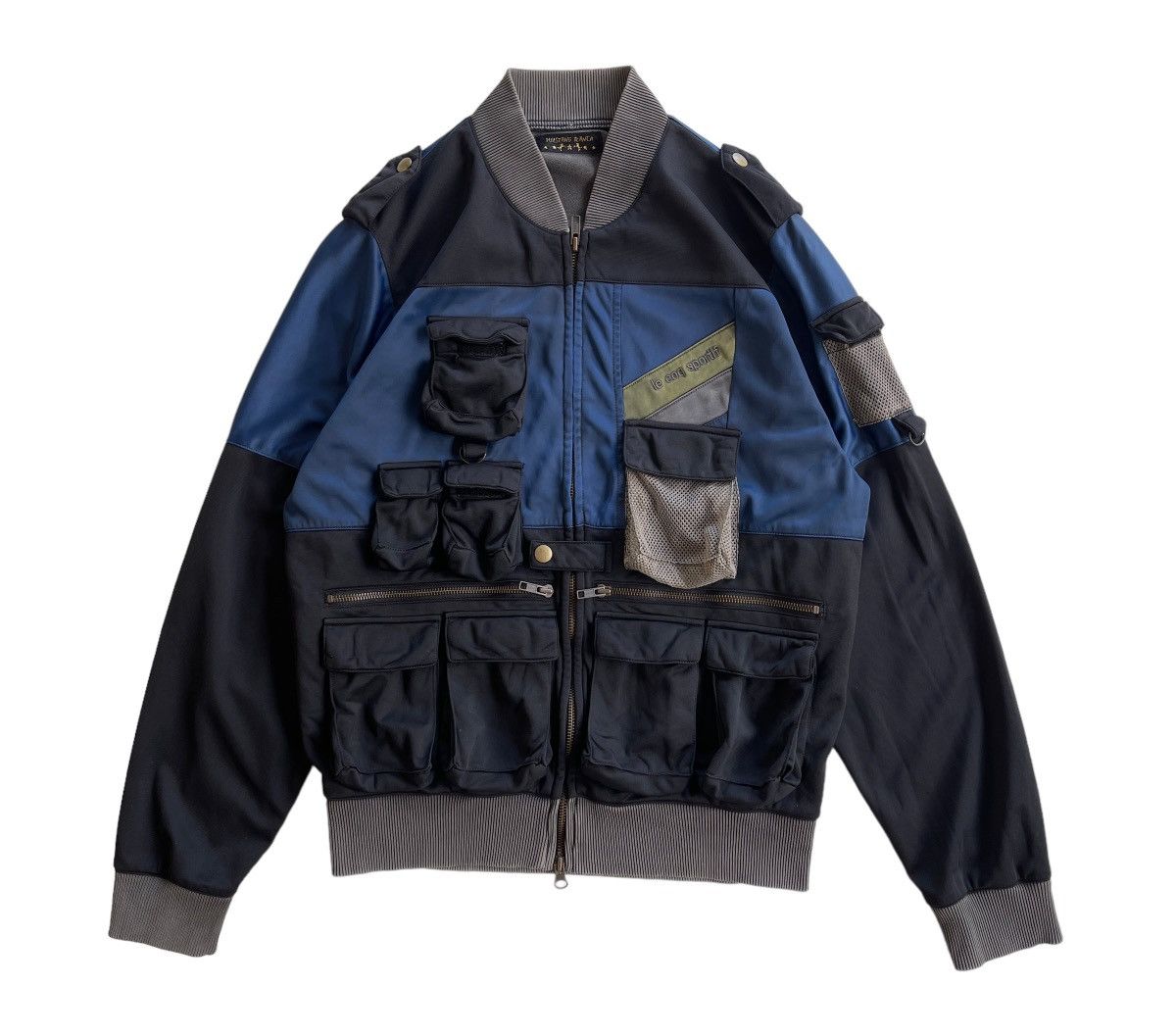 Japanese Brand Mustang Ranch Avantgarde Multi-Pocket Cargo Jacket Size US S / EU 44-46 / 1 - 3 Thumbnail