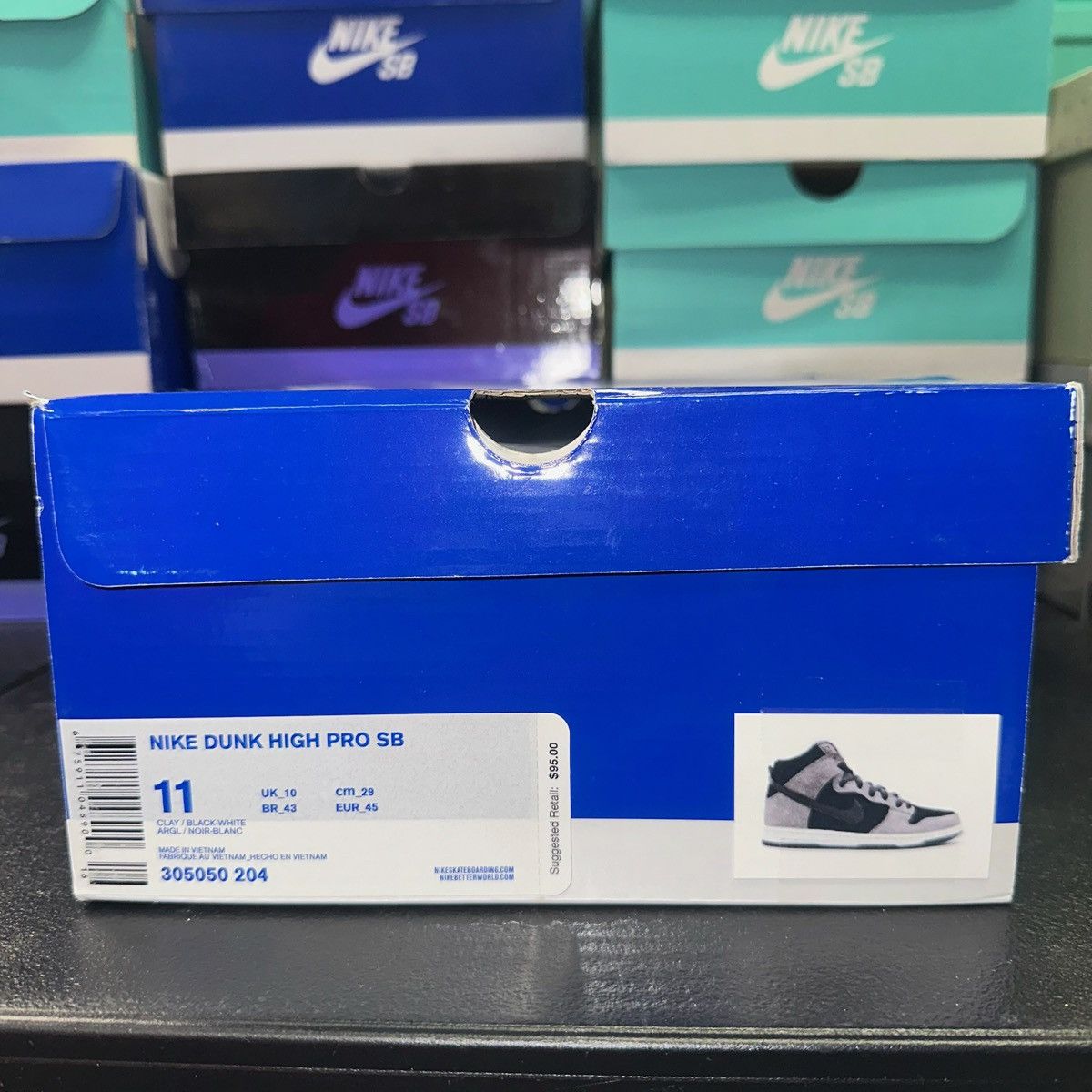 Nike Size 11 - Nike Dunk Pro SB High Clay - 305050-204 Size US 11 / EU 44 - 7 Thumbnail
