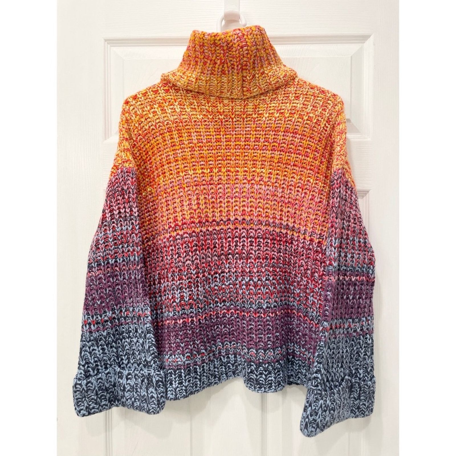 525 America 525 America Ombré Cowl Neck Sweater S Size S / US 4 / IT 40 - 2 Thumbnail