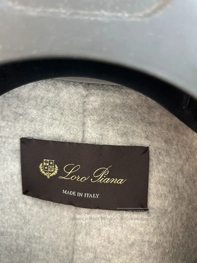 Loro Piana LORO PIANA High-end Gray Double-sided Cashmere Coat Size S / US 4 / IT 40 - 4 Thumbnail