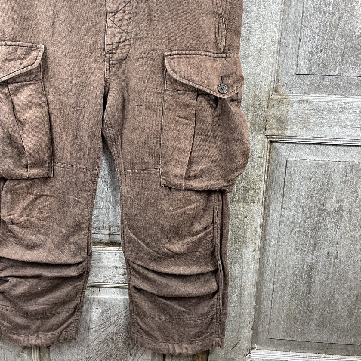 CABANE de ZUCCa × Issey Miyake Vintage Cabane De Zucca Issey Miyake Cargo Pants Size US 33 - 3 Thumbnail