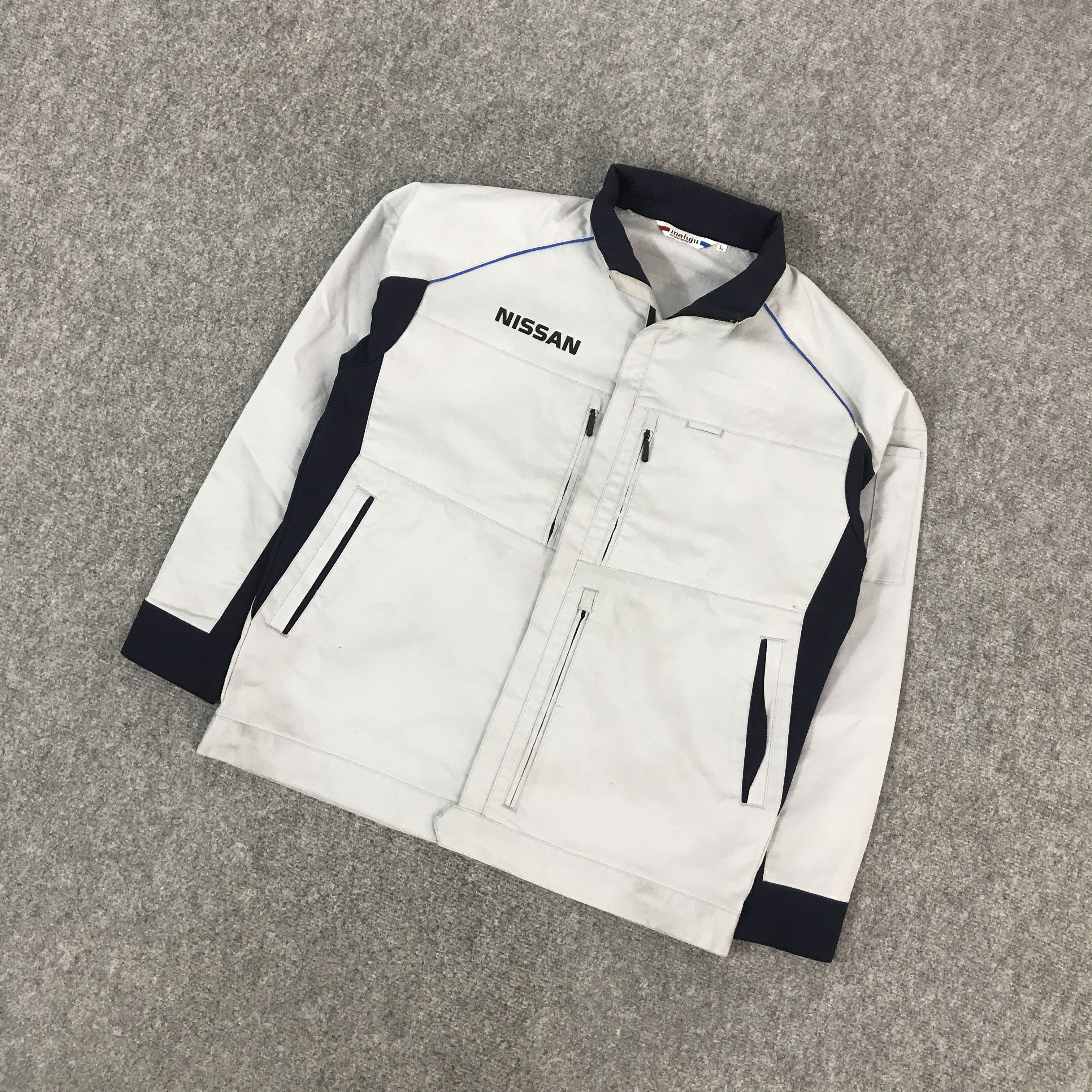 Japanese Brand NISSAN RACING CUSTOM JAPAN WORKWEAR JACKET Size US L / EU 52-54 / 3 - 5 Thumbnail