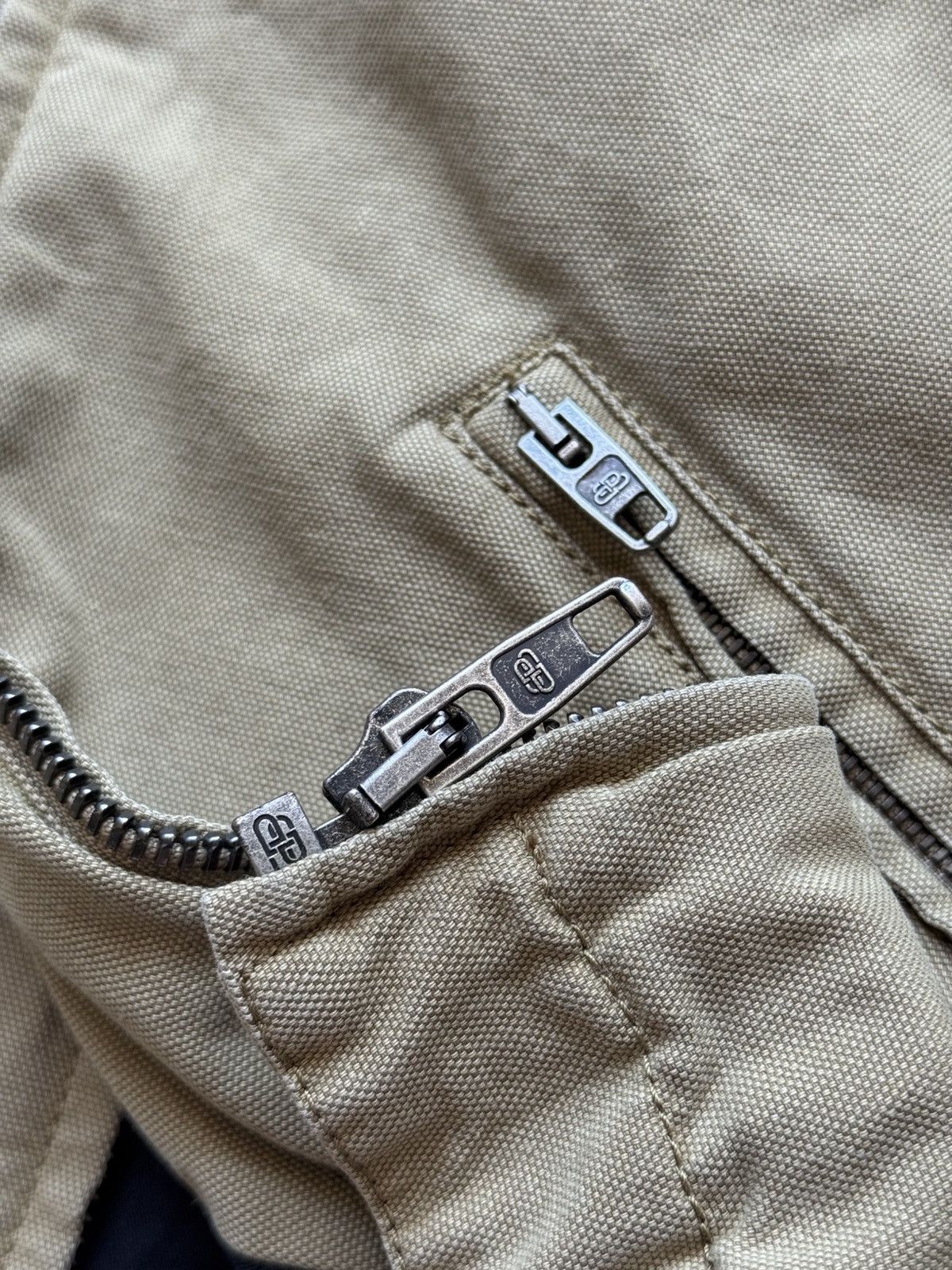 Balenciaga Balenciaga Detroit Canvas Jacket Size US S / EU 44-46 / 1 - 16 Thumbnail