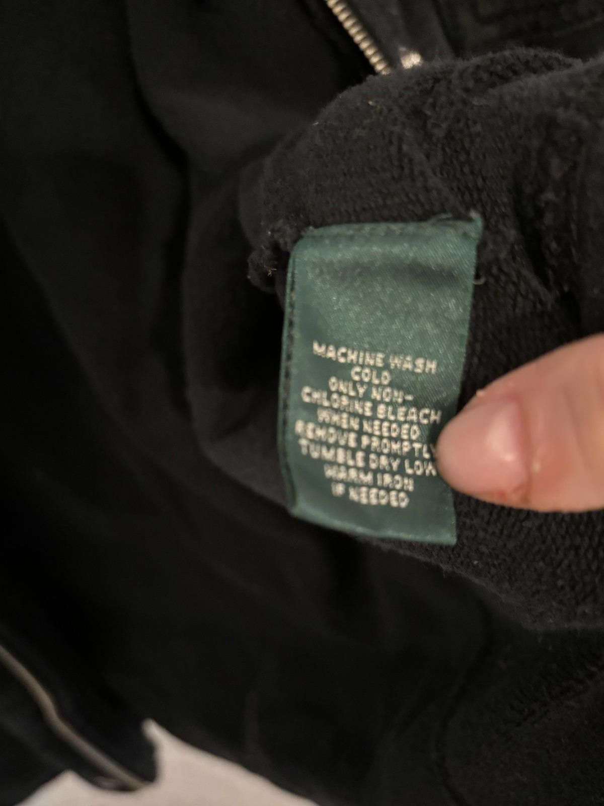 Lauren Ralph Lauren Vintage Lauren Ralph Lauren Black Denim Jacket - XL Size XL / US 12-14 / IT 48-50 - 8 Thumbnail
