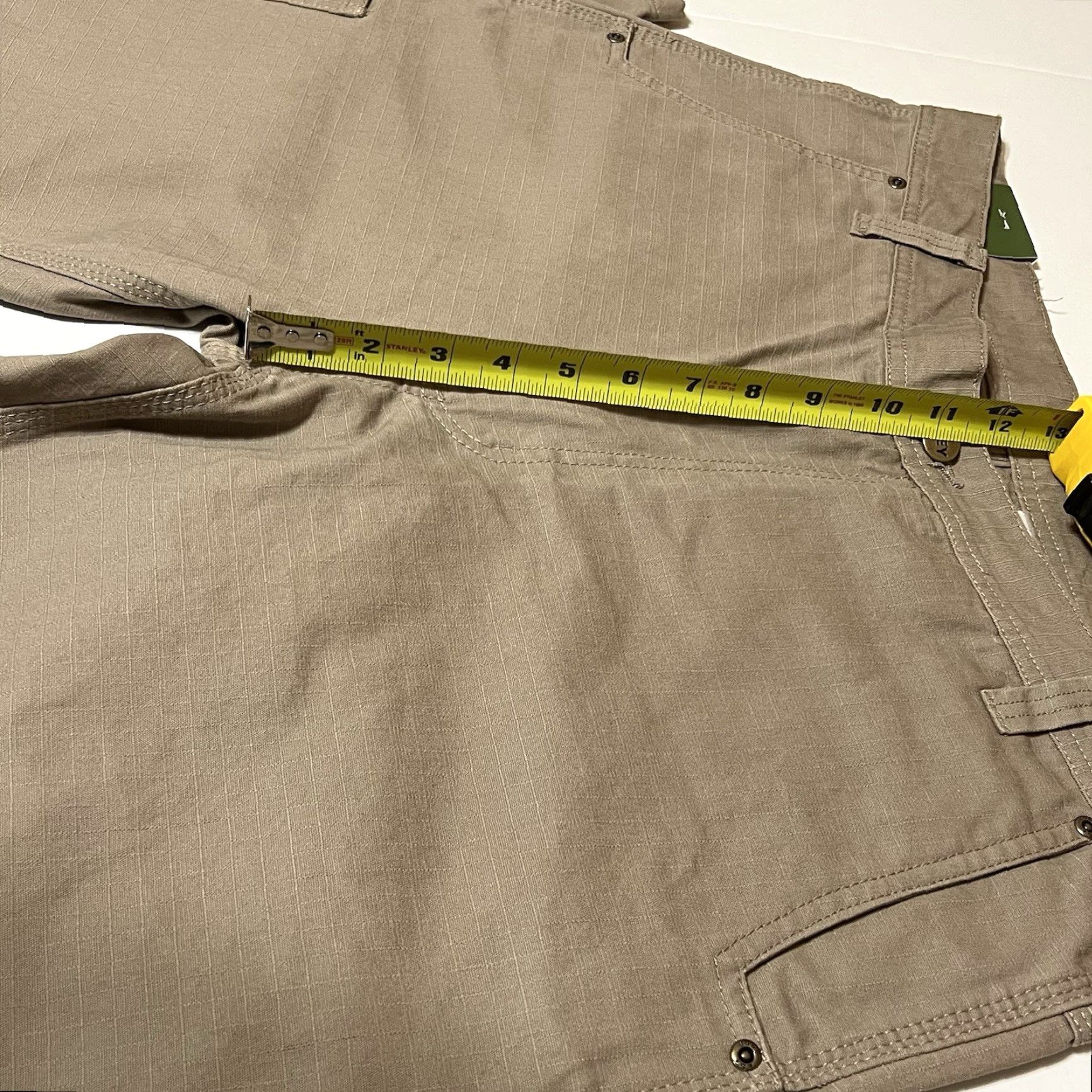 Vintage Key Foreman Work Pants Men's 36x32 Brown Relaxed Fit Carpenter Pants, Regular, Straight, Cotton Canvas, Breathable, Pockets, Zip, Button Closure, NWT Size US 36 / EU 52 - 4 Thumbnail