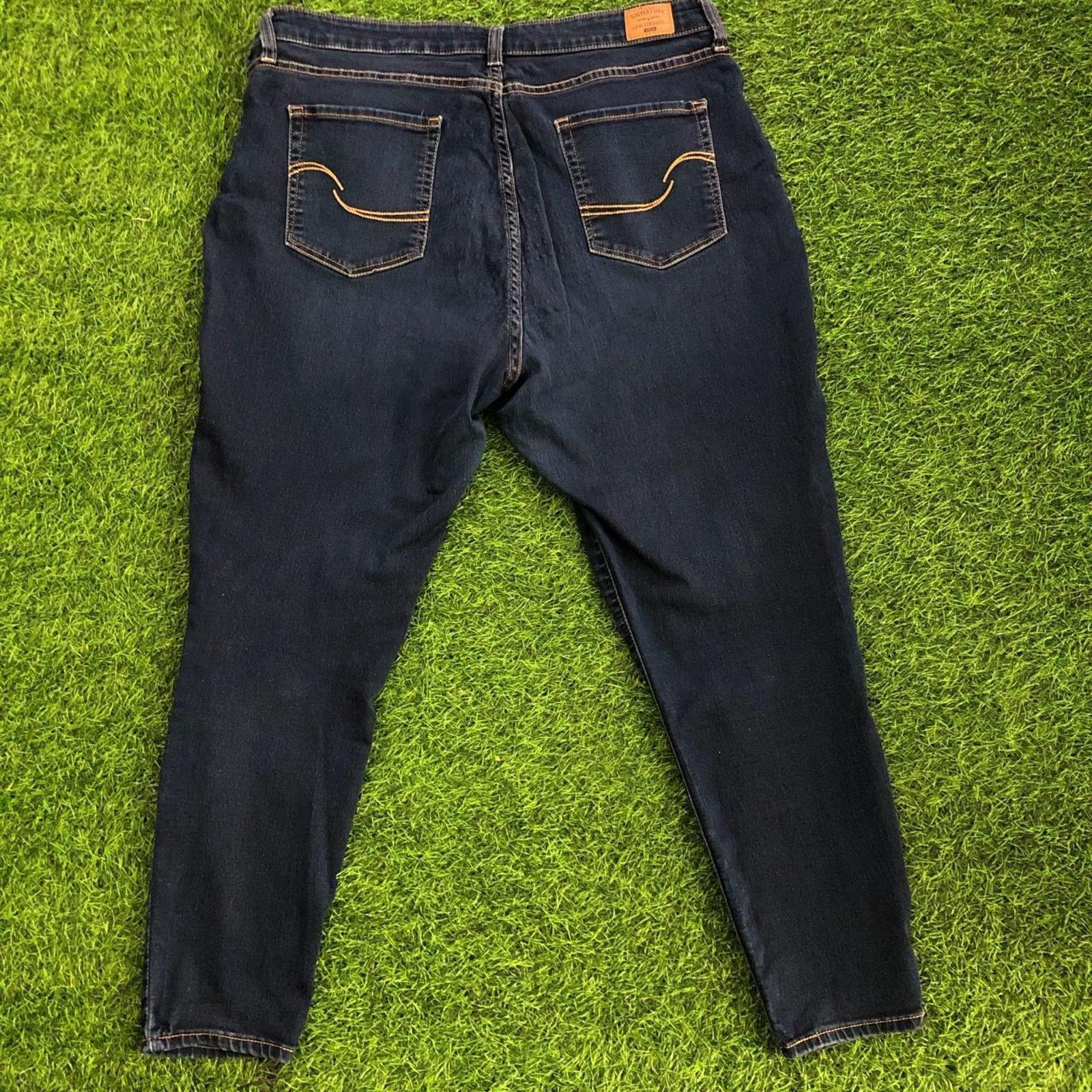 Levi's Levi Blue Signature Mid Rise Skinny Jeans w/ Stretch Waist Size 28" / US 6 / IT 42 - 3 Thumbnail