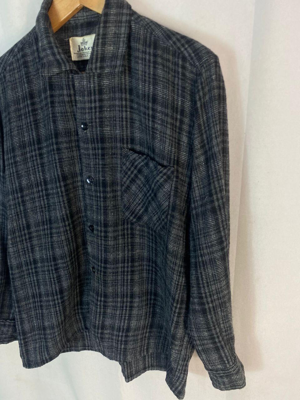 Flannel × Japanese Brand Vintage Joker wool flannel button up shirt Size US S / EU 44-46 / 1 - 3 Thumbnail