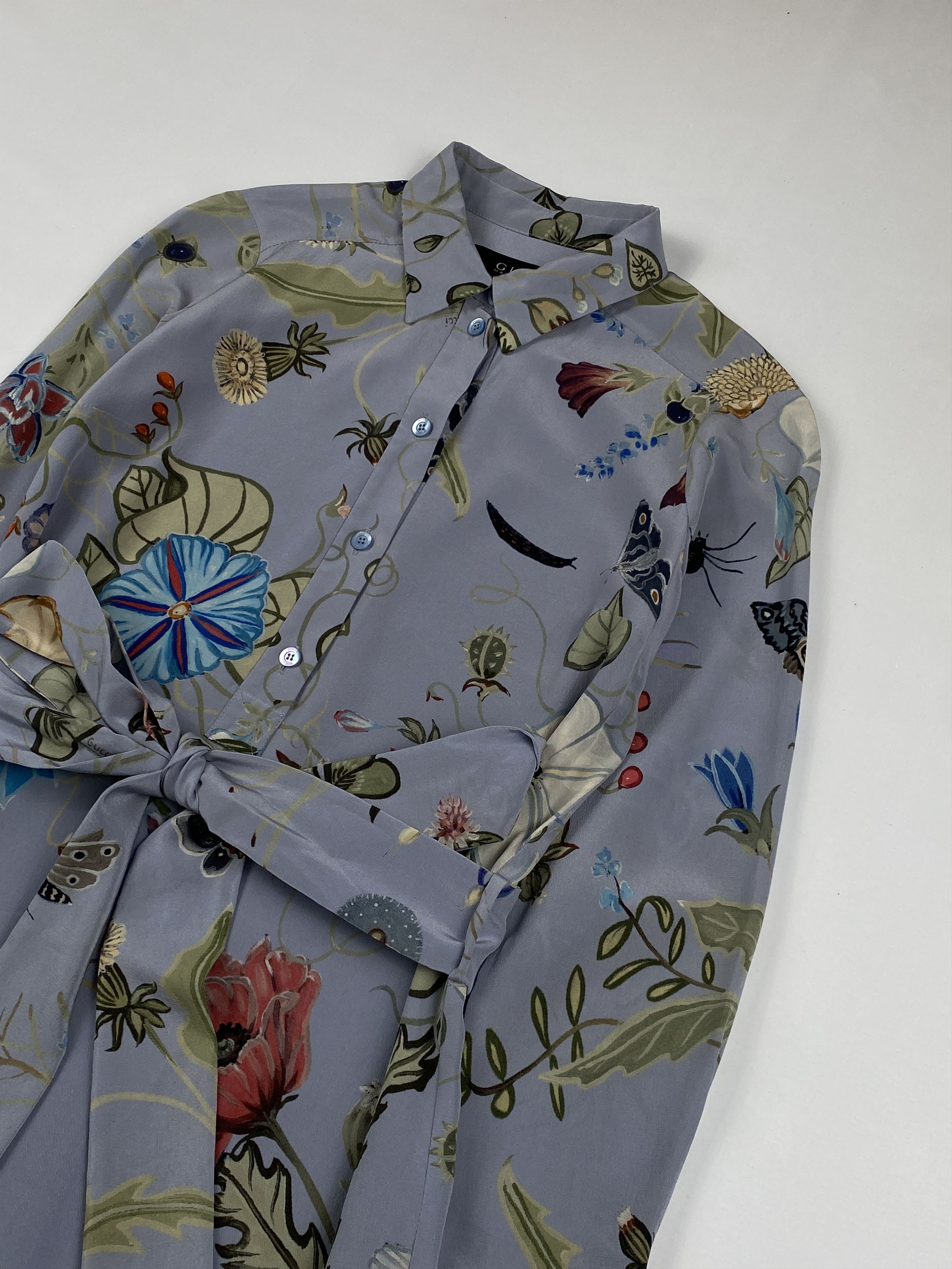 Gucci 2014 Floral Mini Dress Size XS / US 0-2 / IT 36-38 - 5 Thumbnail