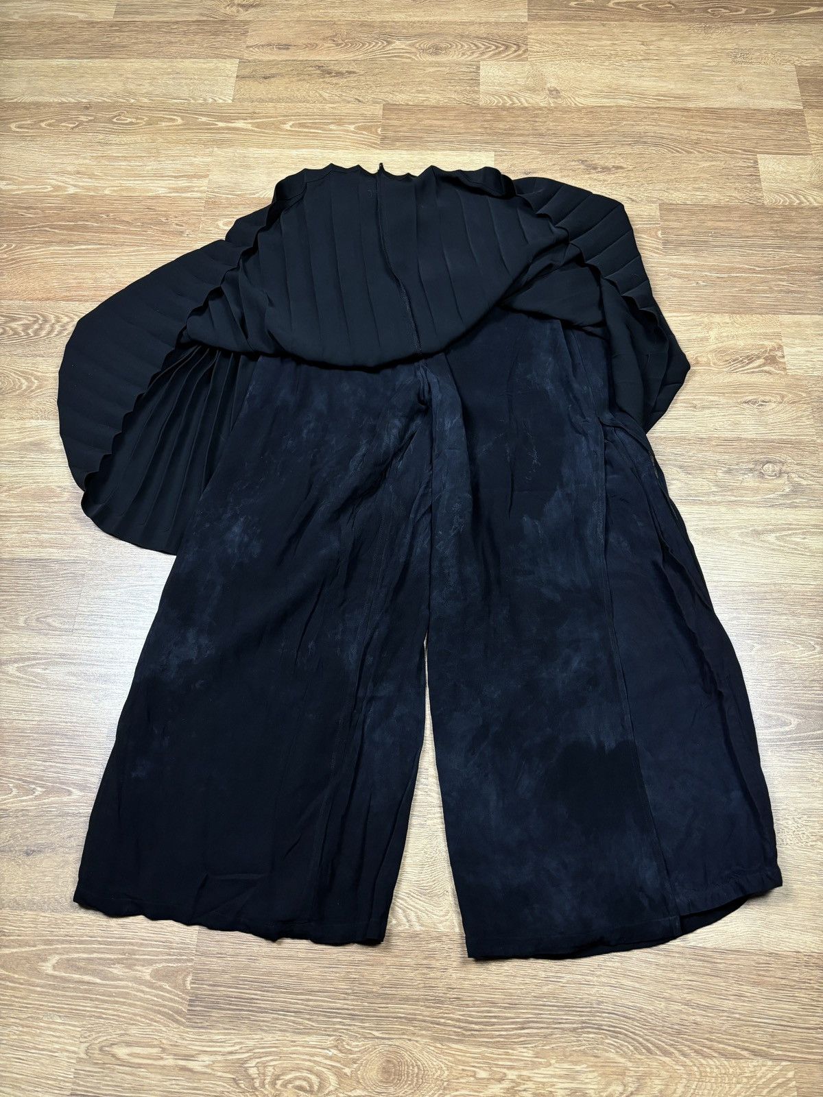 Issey Miyake Issey Miyake Layered Pleated Skirt Trousers Size 28" / US 6 / IT 42 - 4 Thumbnail