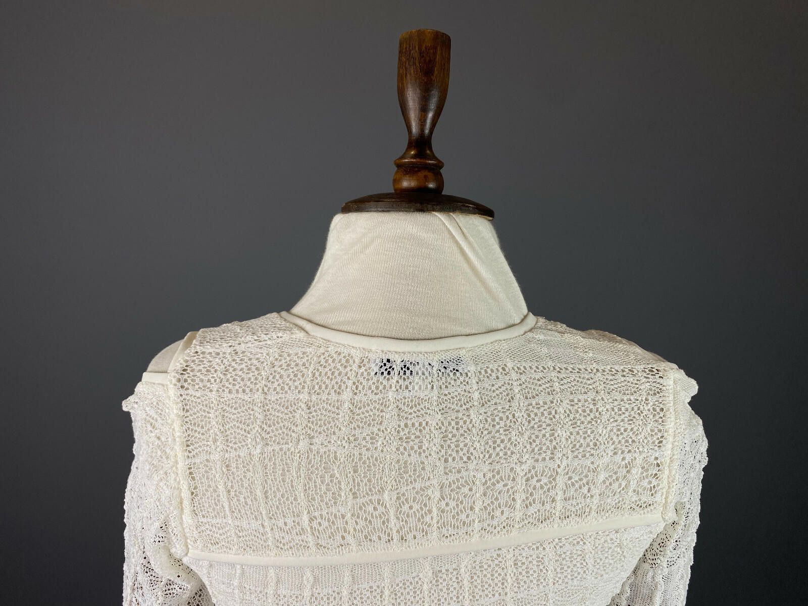Iro Iro White Mesh Open Shoulder Blouse Sweater Size 36 Size M / US 6-8 / IT 42-44 - 6 Thumbnail