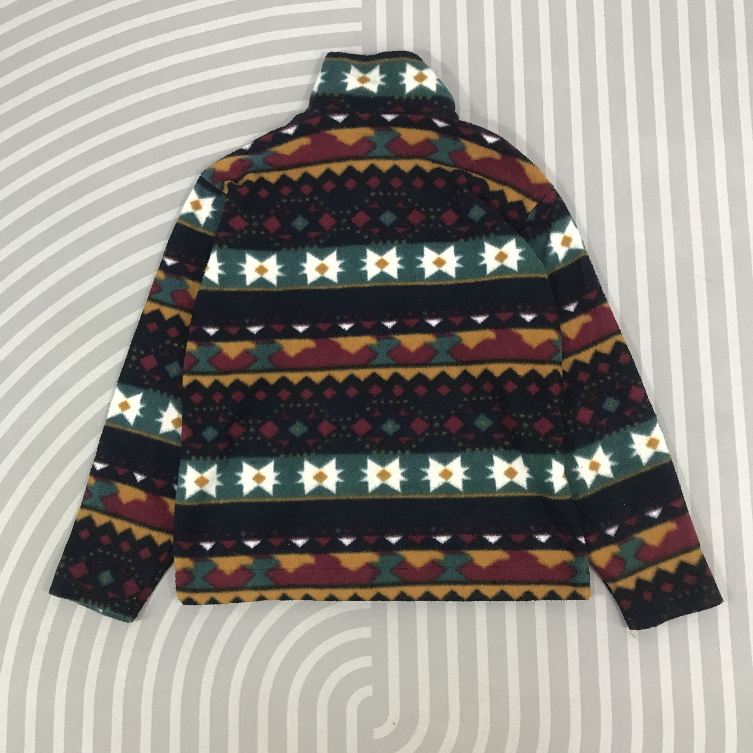 Mizuno × Vintage Mizuno Allsports Navajo design zipper Jacket Size US M / EU 48-50 / 2 - 3 Thumbnail