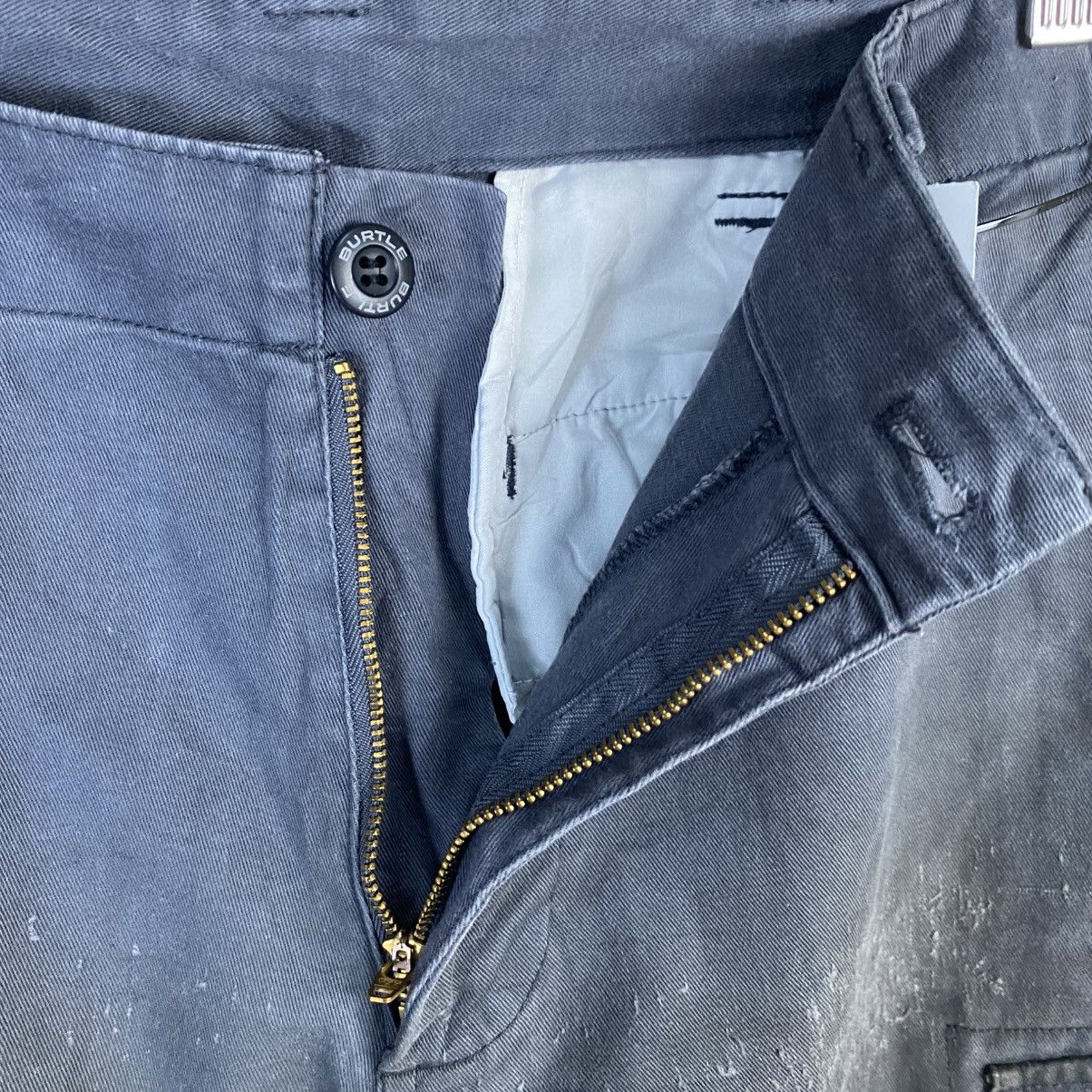 Japanese Brand DL Burtle Dark Blue Cargo Multipocket Pants #C924 Size US 31 - 12 Thumbnail
