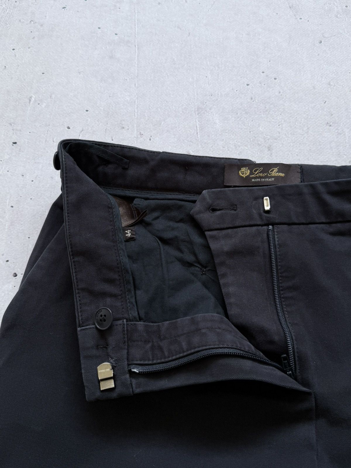 Loro Piana Loro Piana Black Chino Pants Size 44 Size 30" / US 8 / IT 44 - 4 Thumbnail