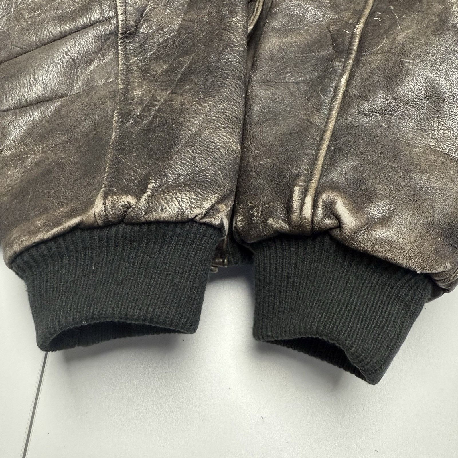 Aeropostale Vintage Aeropostale Jacket Men 40 Brown Leather Flight Compa Size US M / EU 48-50 / 2 - 5 Thumbnail
