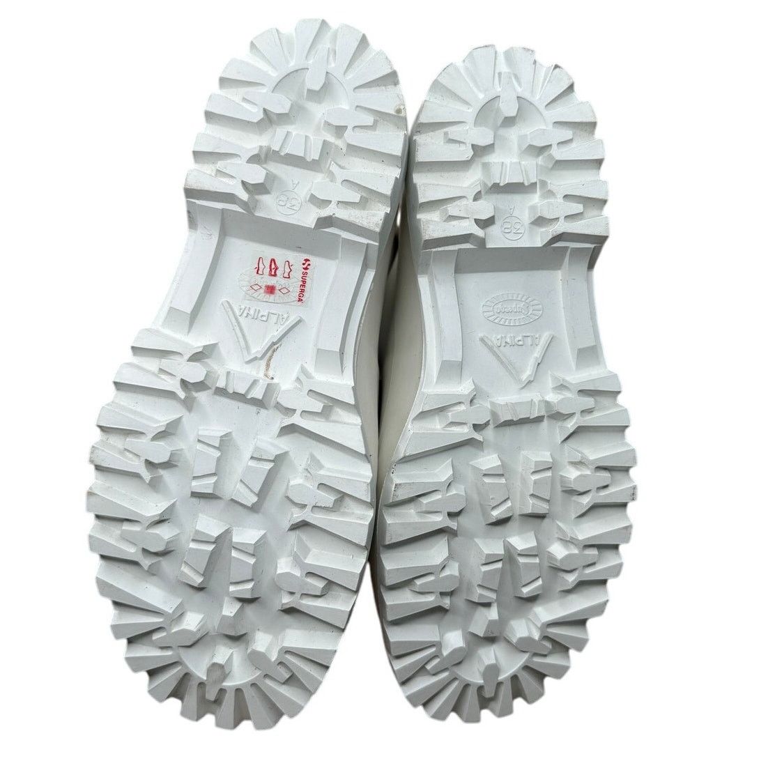 Superga Brand New SUPERGA White 799 Rain Boots Tall Rubber Boho Size US 7.5 / IT 37.5 - 7 Thumbnail