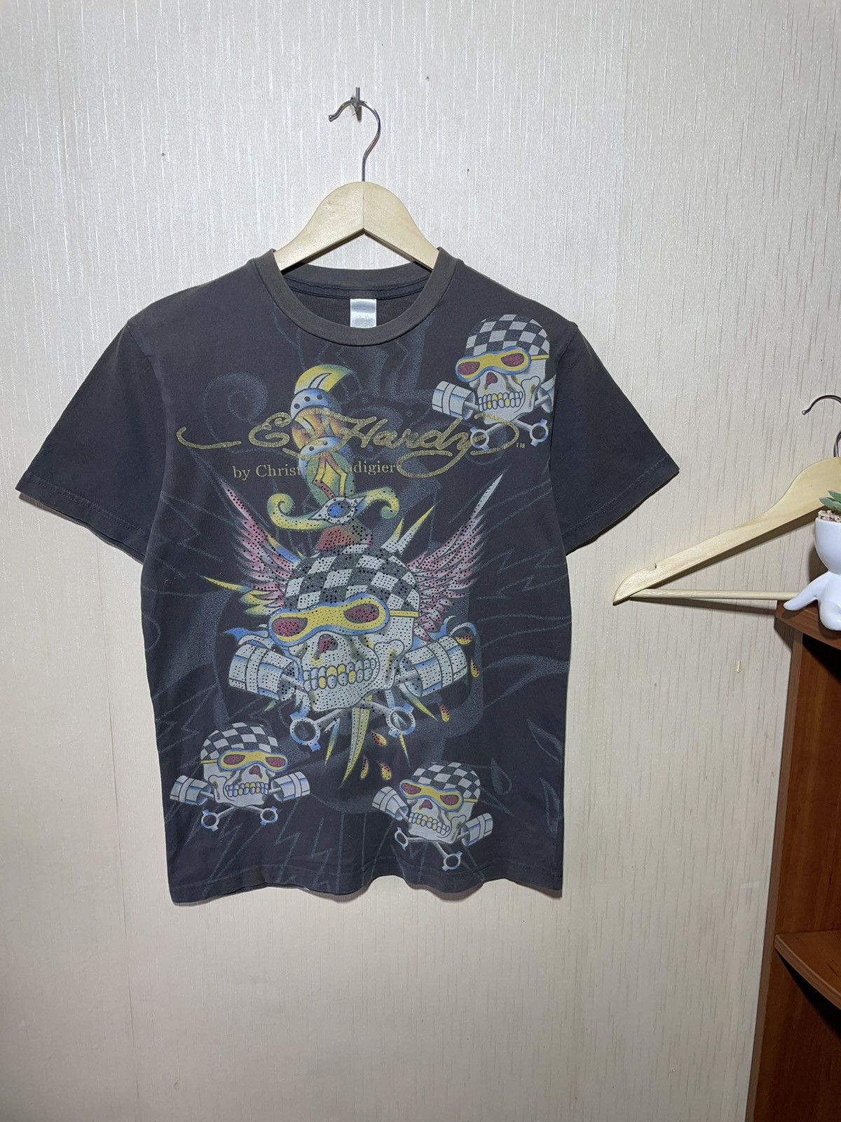 Ed Hardy × Vintage Ed hardy vintage streetwear T shirt Size US S / EU 44-46 / 1 - 1 Thumbnail