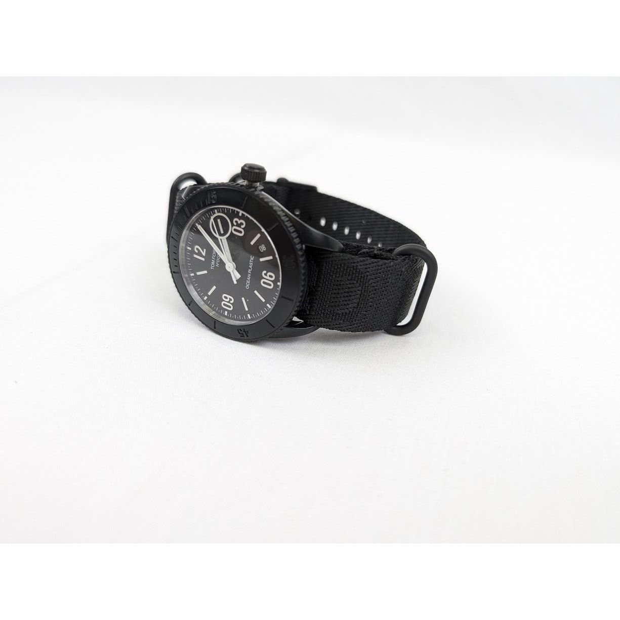 Tom Ford o1rshd1 Size: OS / Plastic Large Case Sports Watch in Black Size ONE SIZE - 15 Thumbnail