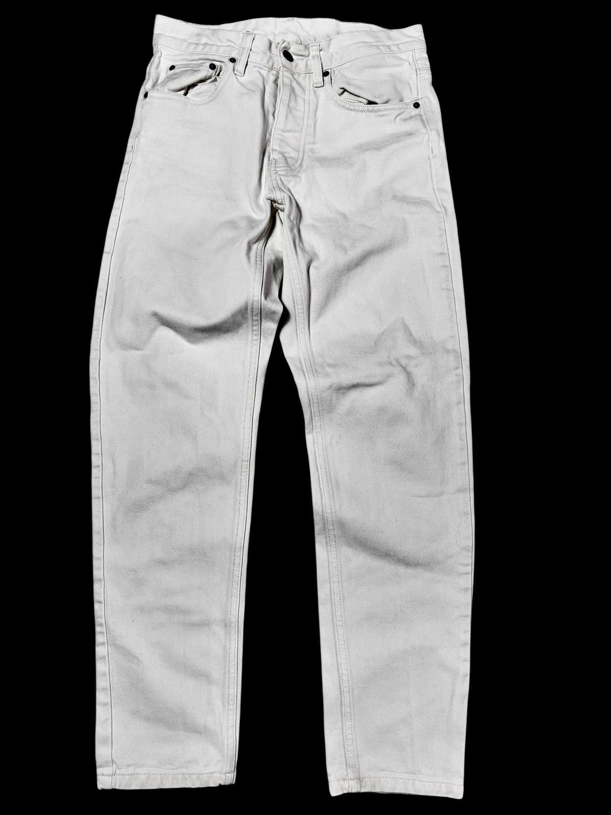 Carhartt Carhartt denim pants white workwear Size US 27 - 2 Thumbnail