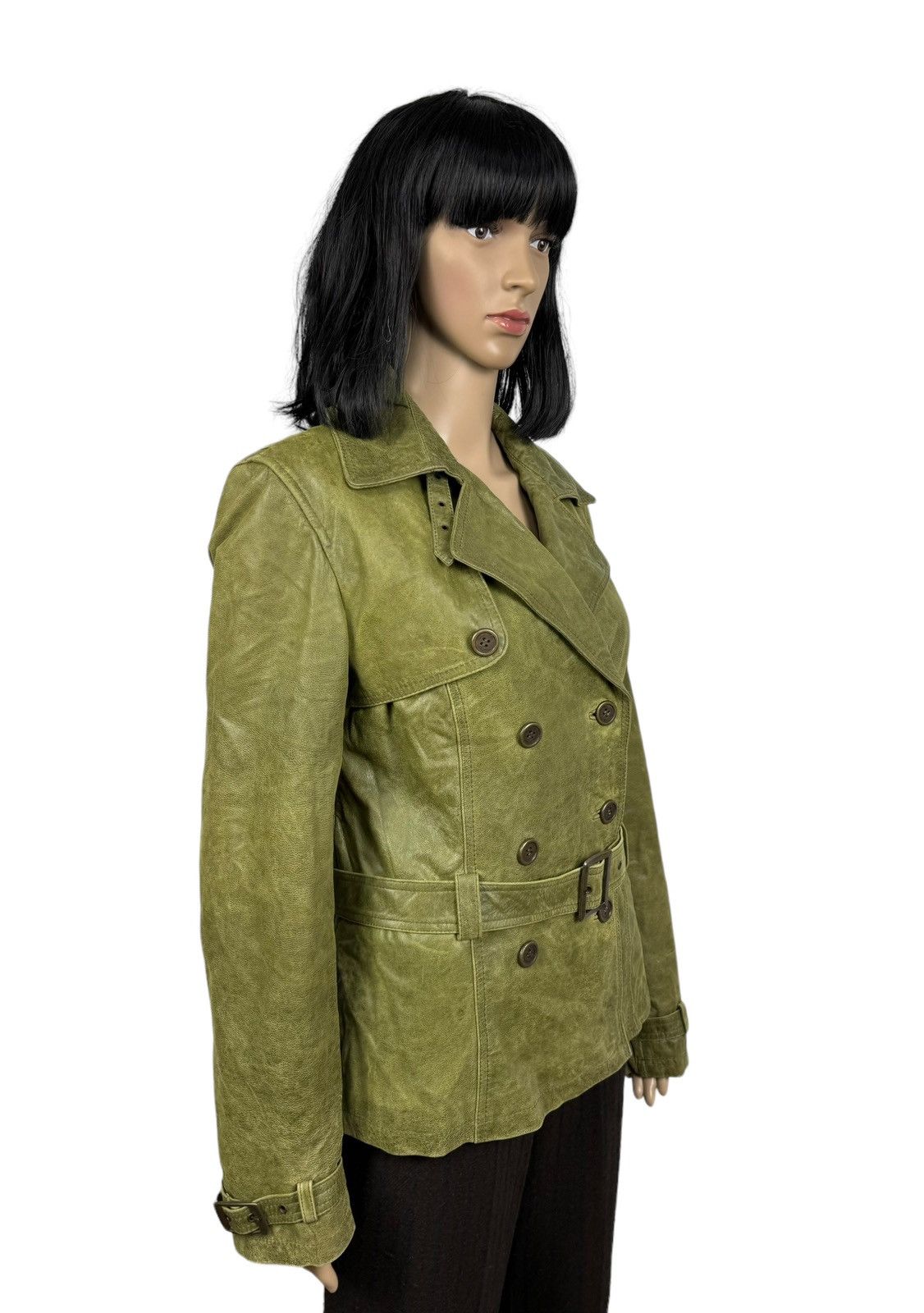 ARMA Arma Women Genuine Leather Trench Coat Belted size IT44 Size M / US 6-8 / IT 42-44 - 5 Thumbnail