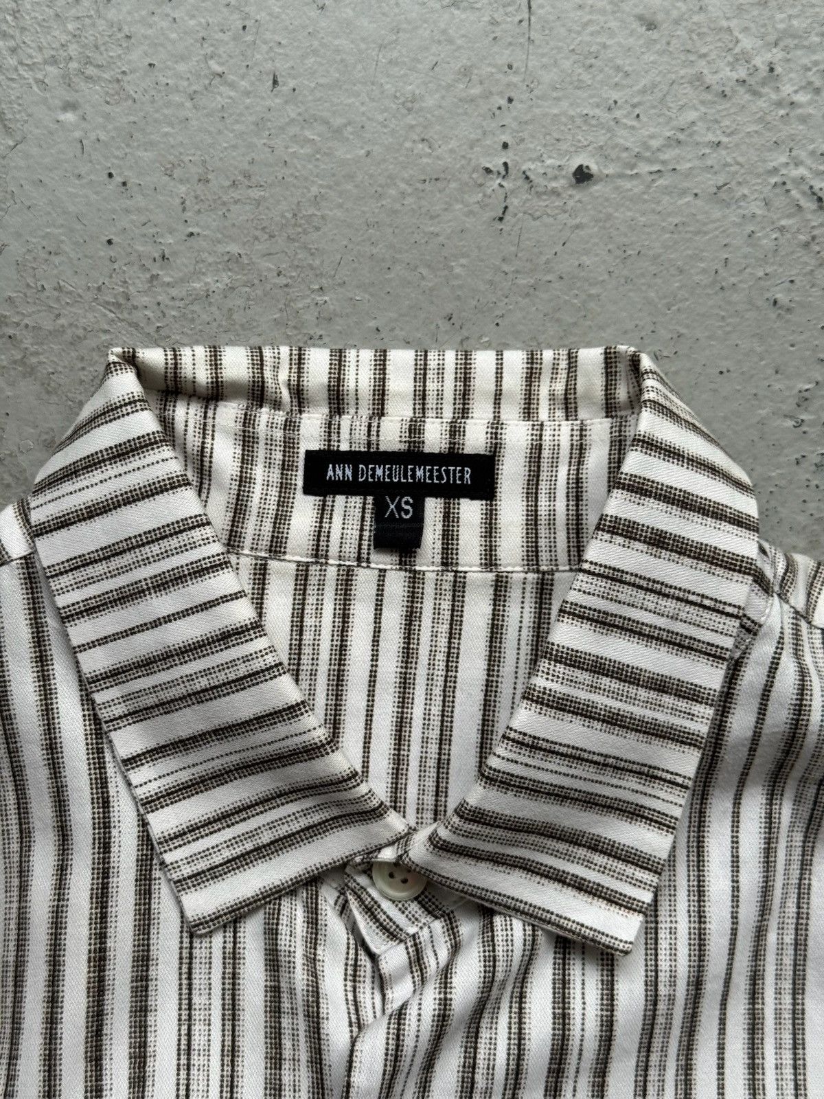 Ann Demeulemeester Ann Demeulemeester White Gradient Button Up Size US XS / EU 42 / 0 - 4 Thumbnail