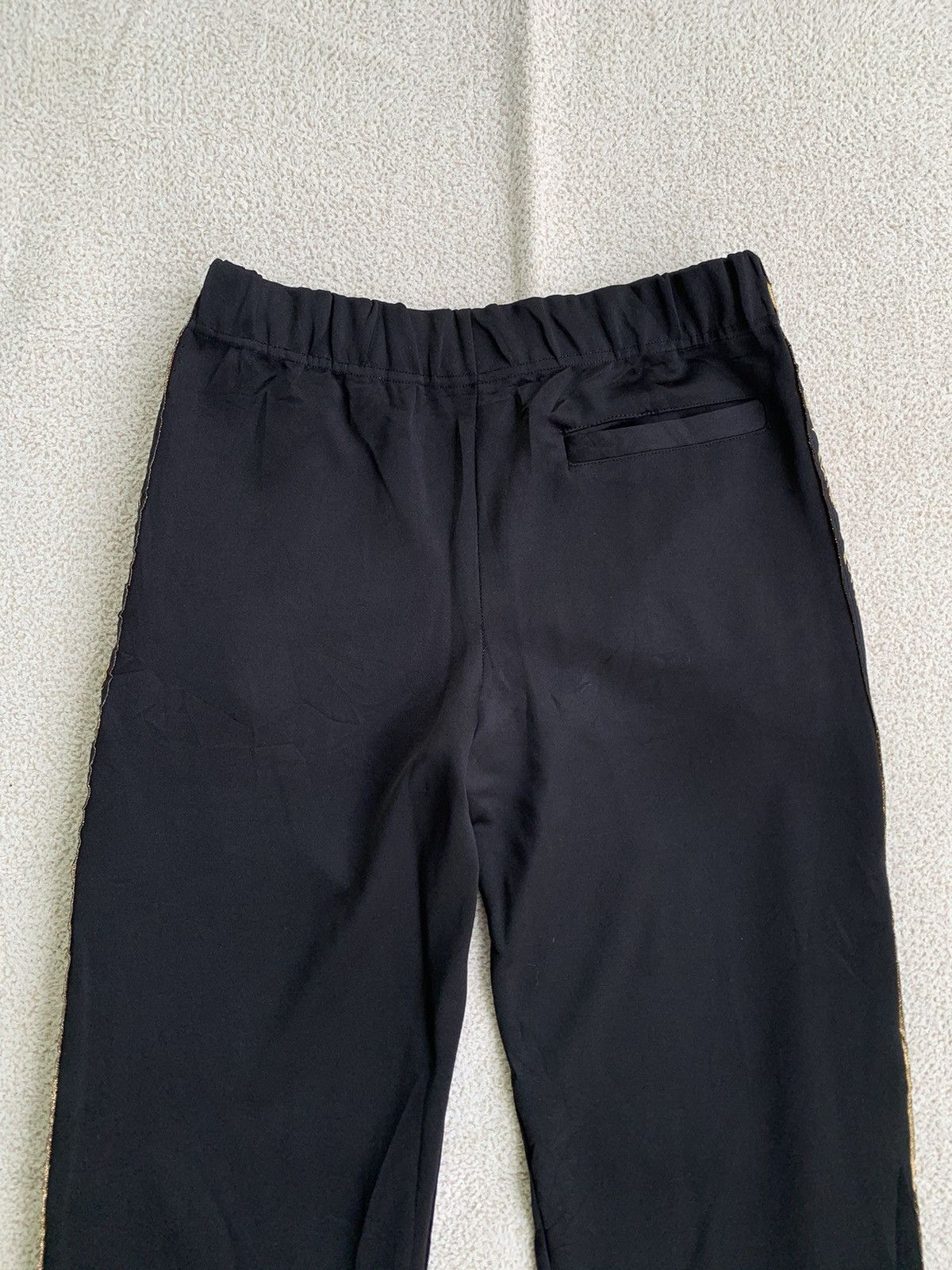 If Six Was Nine × Japanese Brand × Le Grande Bleu (L.G.B.) Drestrip Far Las Black Trackpants Size US 30 / EU 46 - 5 Thumbnail