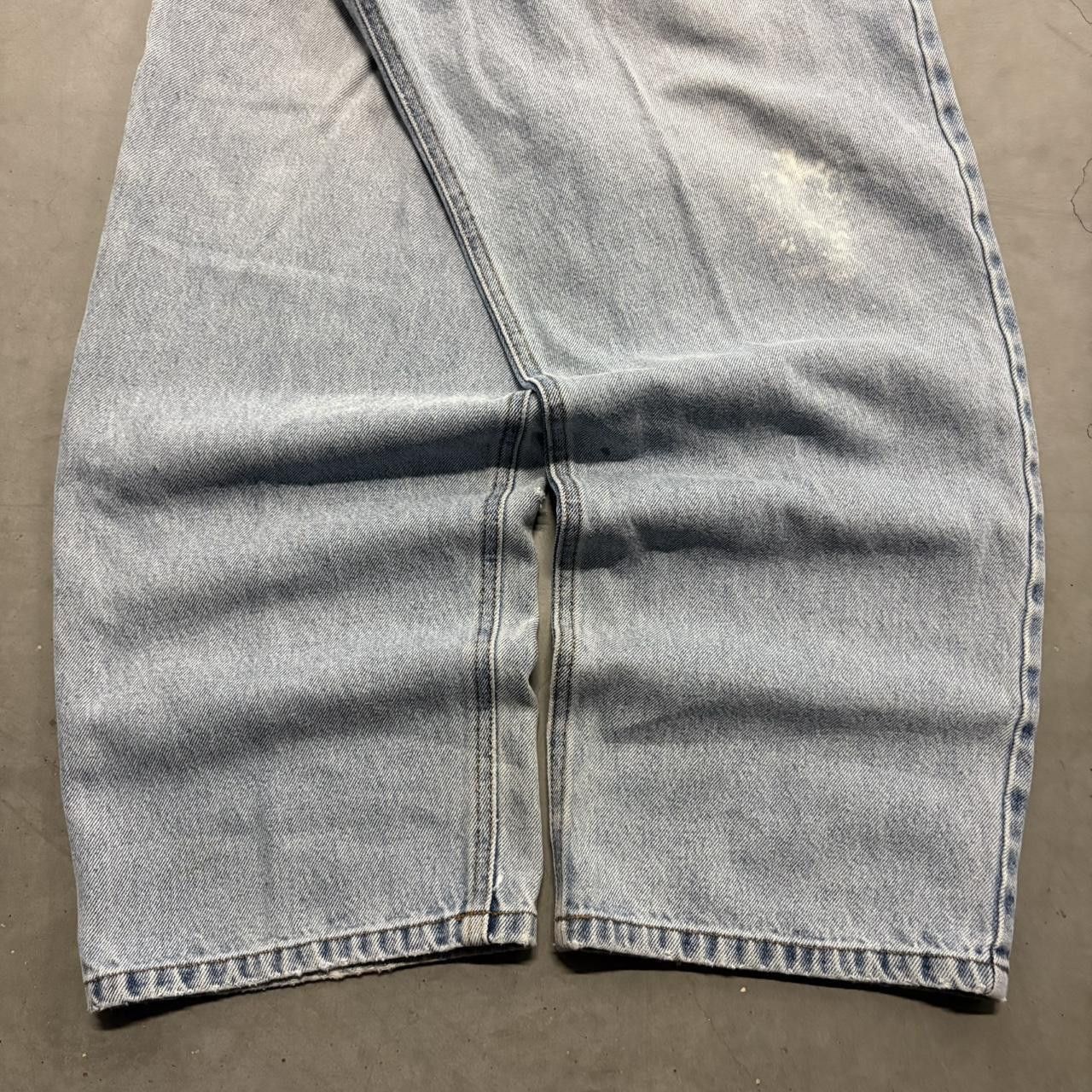 Vintage Crazy Vintage Y2K/2000s Super Baggy Skater Style Streetwear Chaps Light Wash Denim Jeans! Size US 38 / EU 54 - 5 Thumbnail