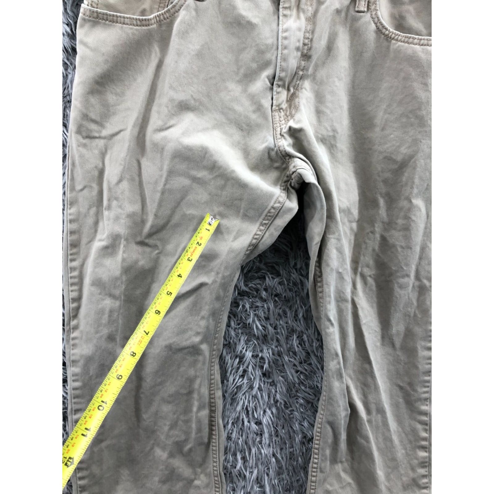 Levi's Levi's 514 Straight Jeans Mens 36x30 Regular Beige Medium Wash Waist 36 Inseam 30 Denim Size US 36 / EU 52 - 5 Thumbnail