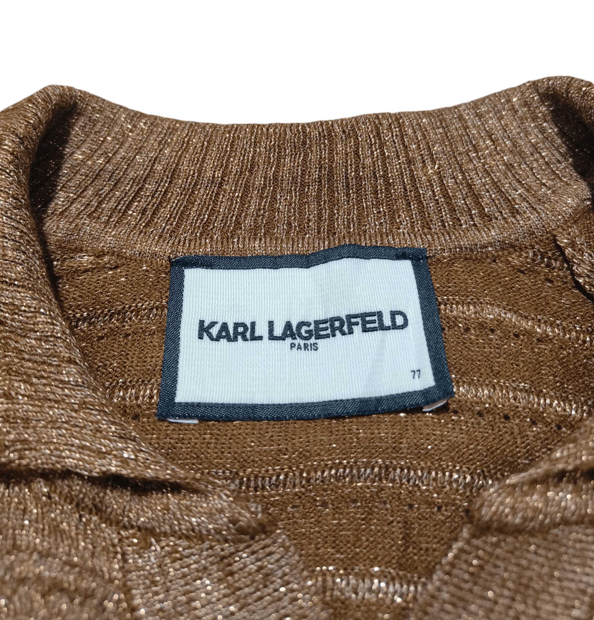 Karl Lagerfeld Vintage KARL LAGERFELD Women's Knit Viscose Sweater Blouse Size L / US 10 / IT 46 - 11 Thumbnail