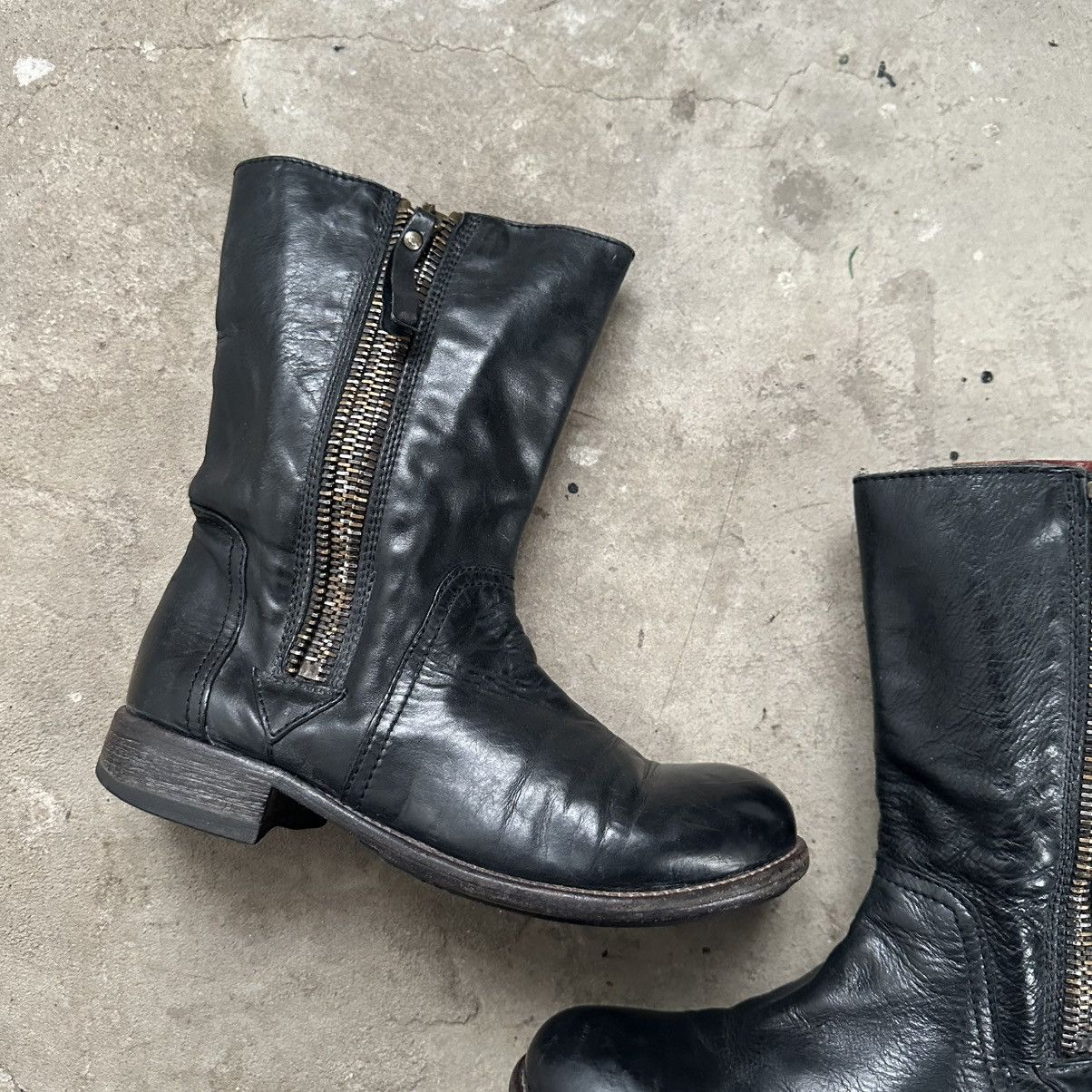 Guidi Rare MOMA Back Laces Combat Ankle Boots guidi style Size US 7 / IT 37 - 8 Thumbnail