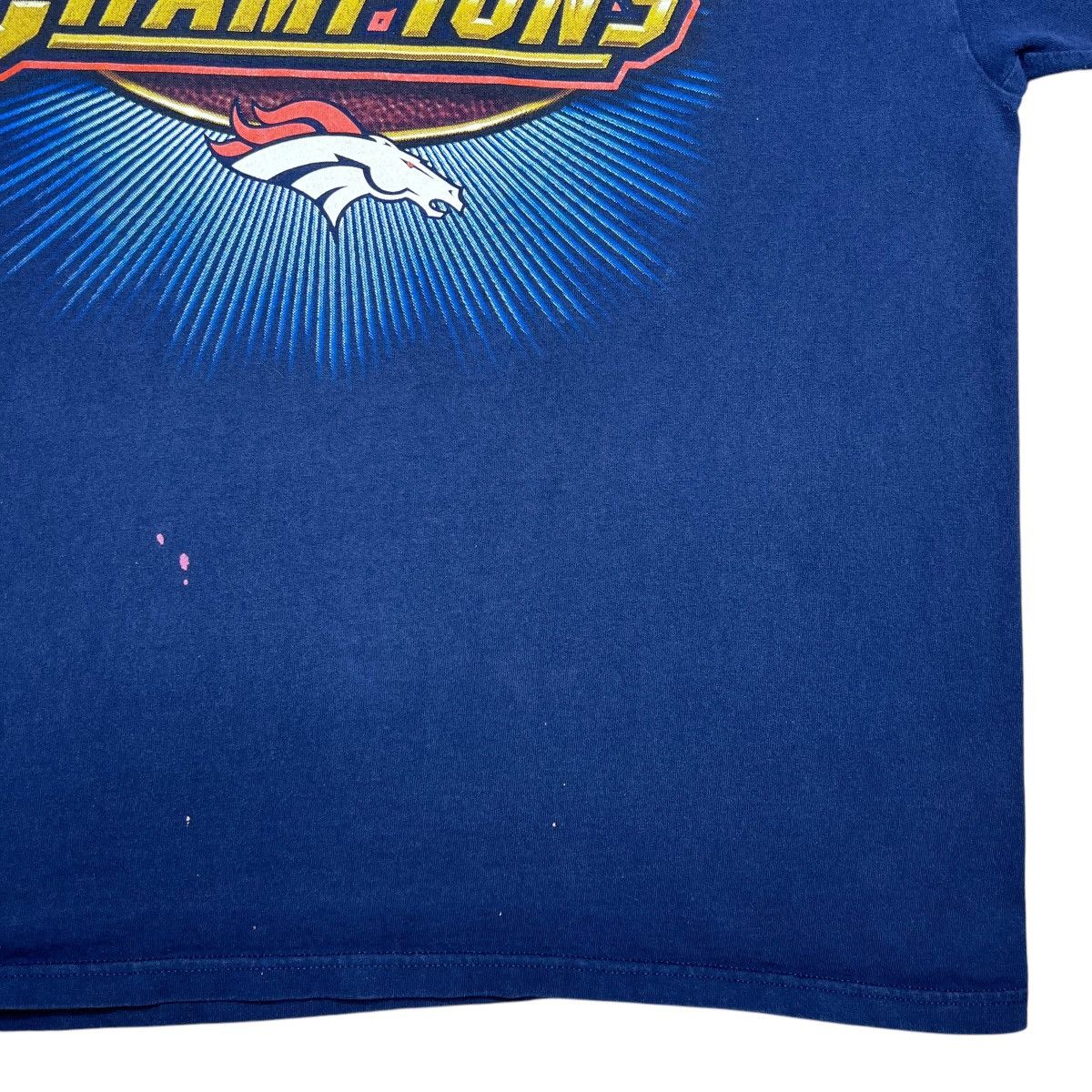 NFL × Vintage 90s NFL Denver Broncos Back To Back Super Bowl Champions Tee Size US L / EU 52-54 / 3 - 8 Thumbnail