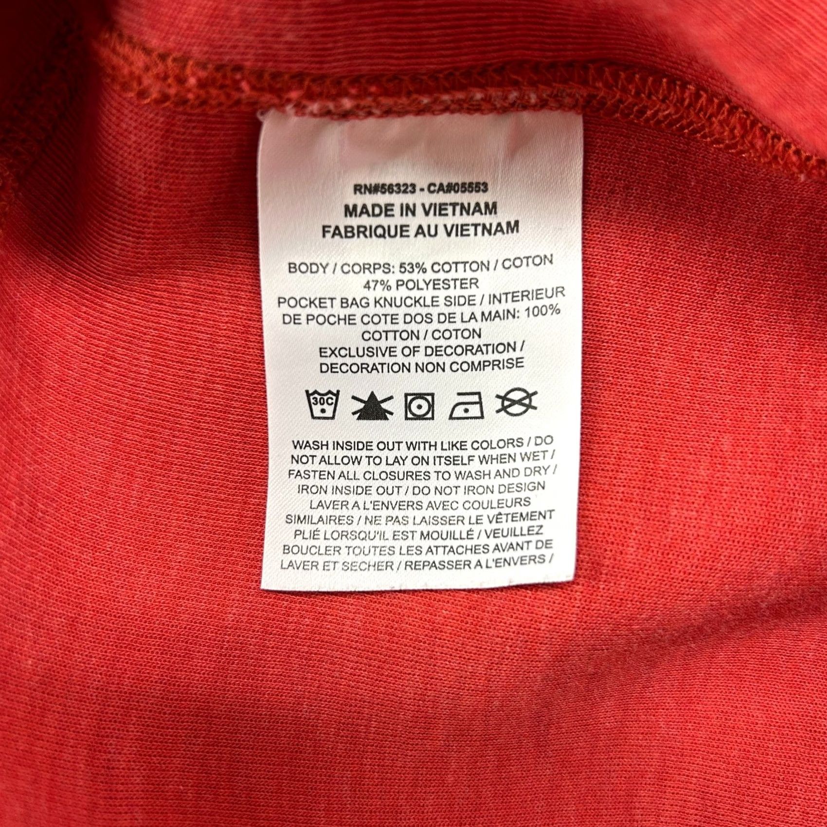 Nike VINTAGE? Nike Pants Mens M Red Sweat Jogger Tech Fleece Pockets Drawstring Swoosh Cotton Size US 31 - 7 Thumbnail