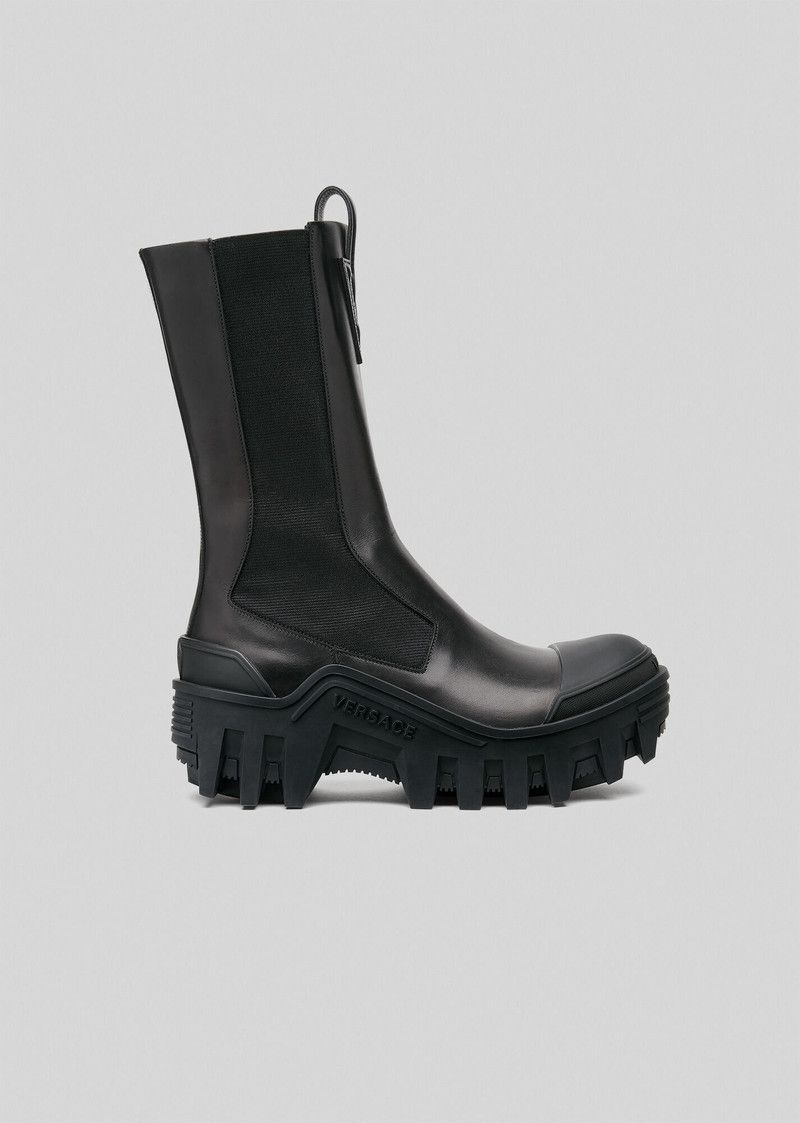 Versace o1y0226 Ankle Boots in Black Size US 7 / IT 37 - 1 Thumbnail